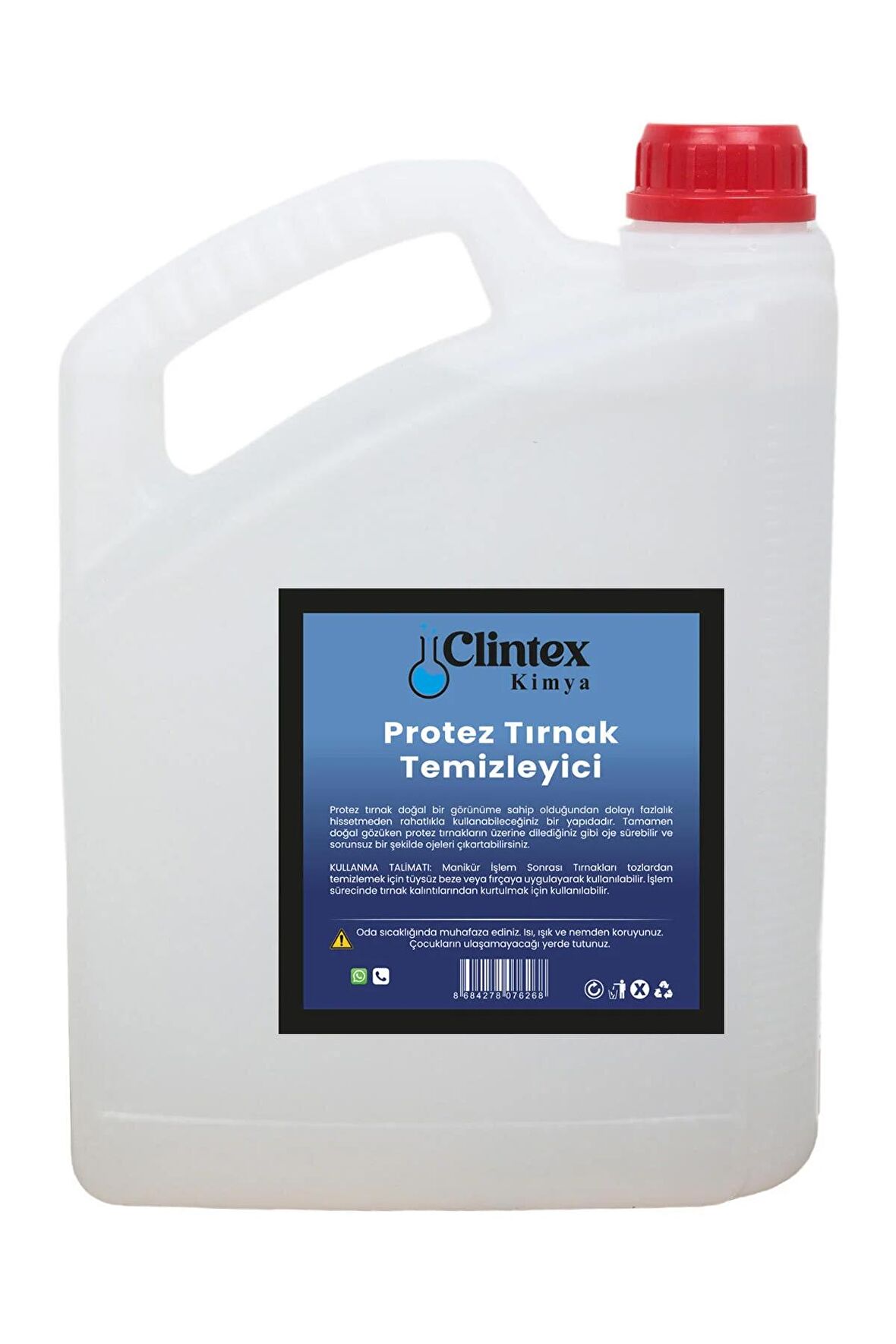 Clintex Kimya Protez Tırnak Temizleyici 3 Lt