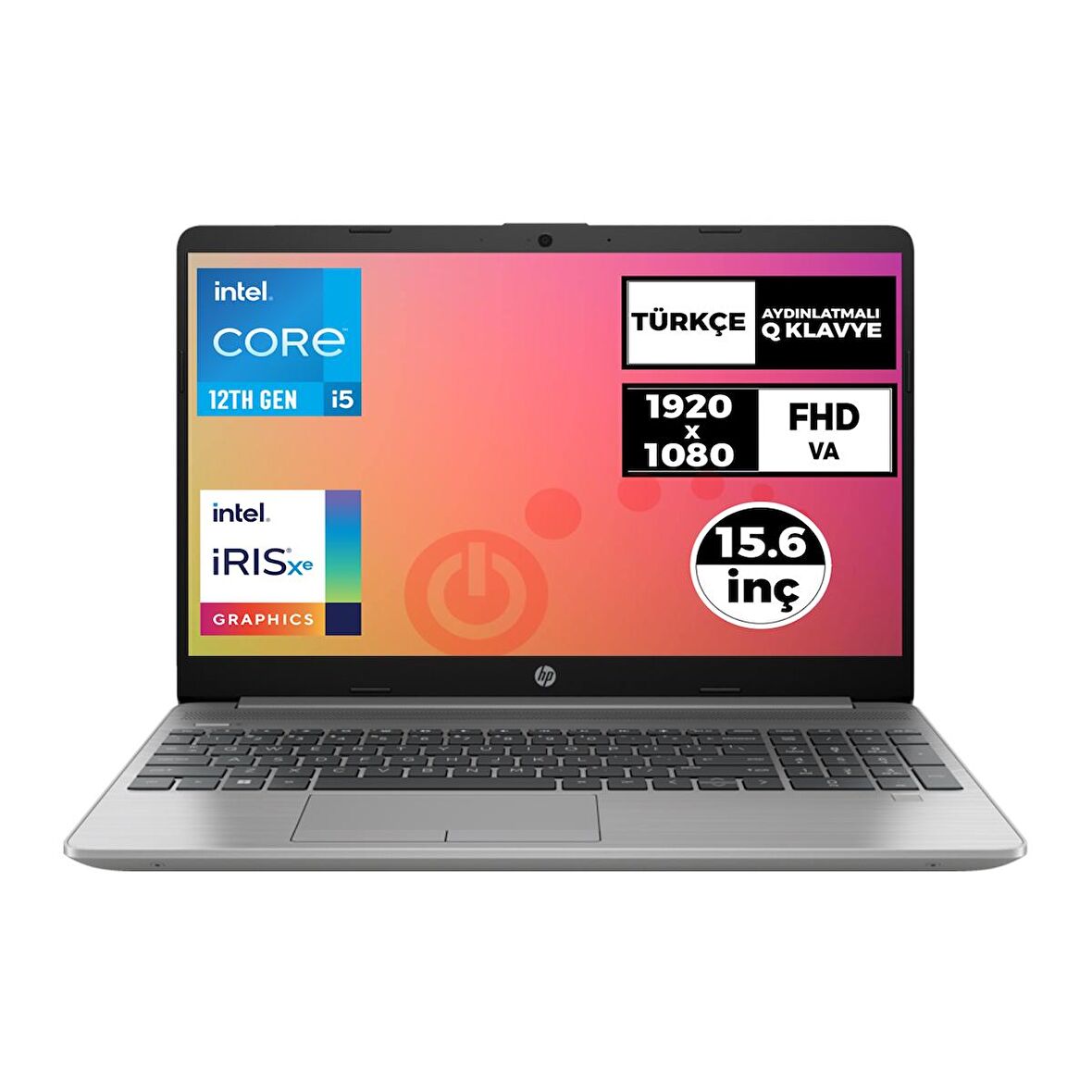 HP 250 G9 Intel Core i5-1235U 8GB 1TB SSD 15.6" FHD Windows 11 Home Taşınabilir Bilgisayar 723P9EA 5