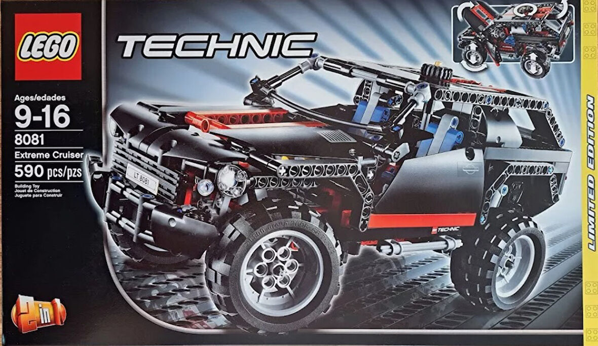 LEGO 8081 Technic Limited Edition Set Extreme Cruiser Jeep