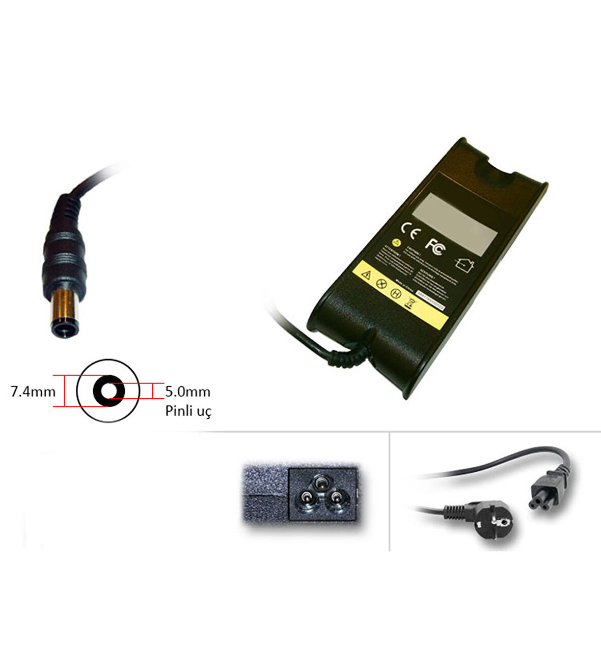 Dell Inspiron 3521-9201 Notebook Adaptör Laptop Şarj 65W