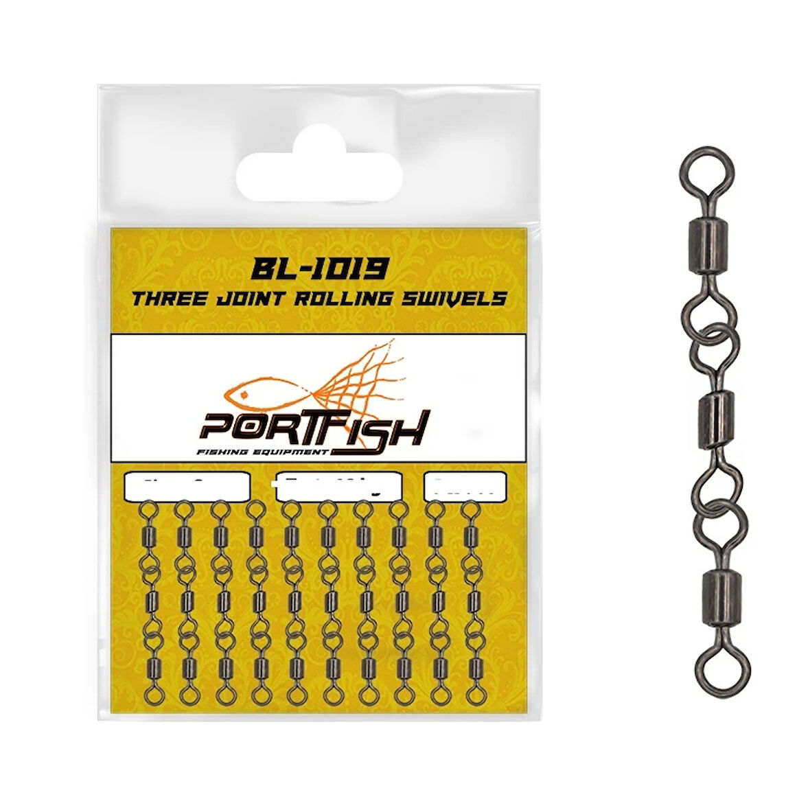 Portfish Bl-1019 Zincir Fırdöndü (3 Lü) No:8
