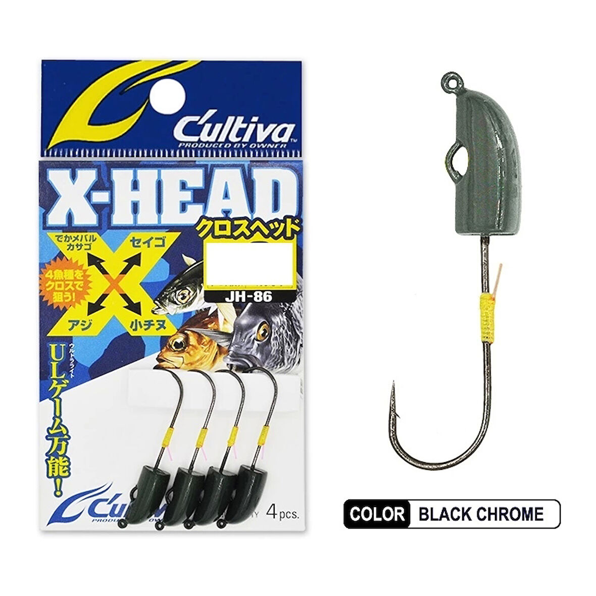 Owner Cultiva 11681 X-Head 4 GR Lrf Jighead