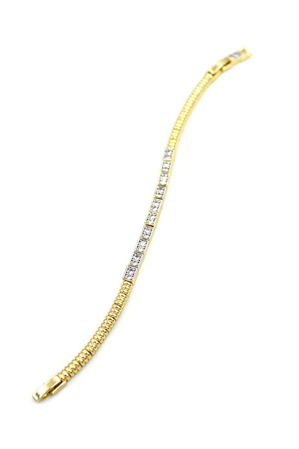 Zirkon Taşlı Bileklik - Altın