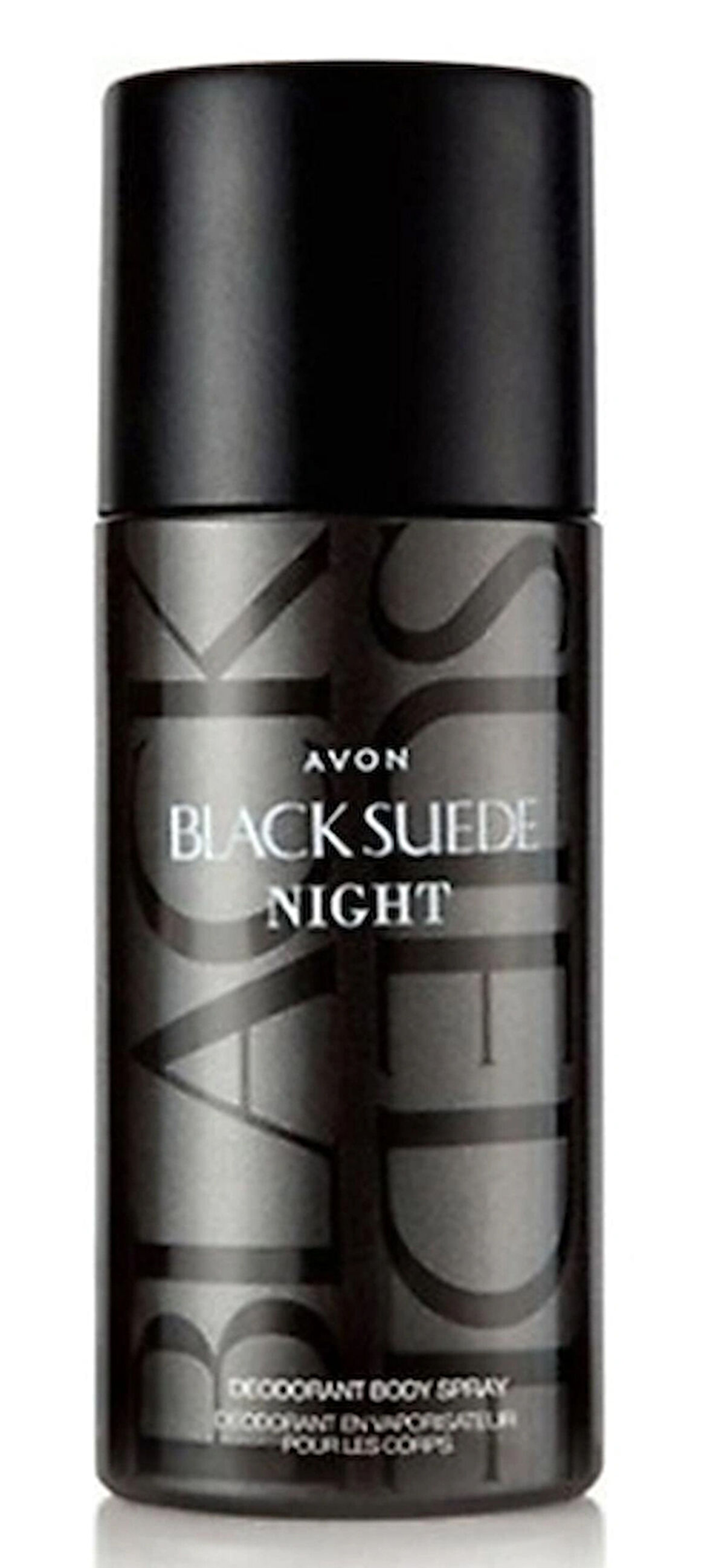 Avon bkack suede Night deodorant