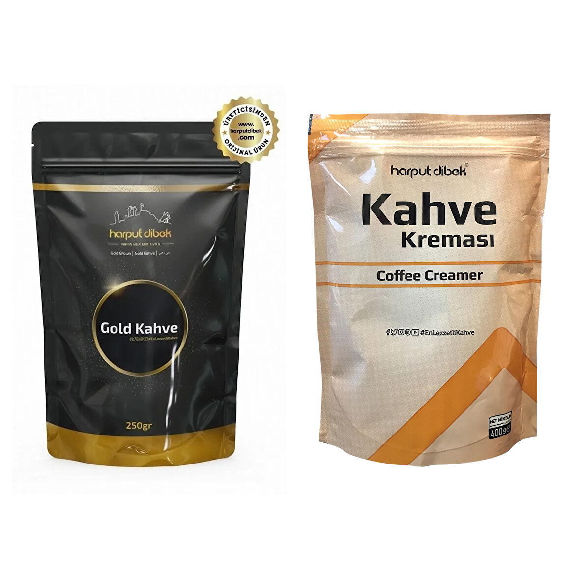 Harput Dibek Gold Kahve 250 gr Kahve Kreması 400 gr