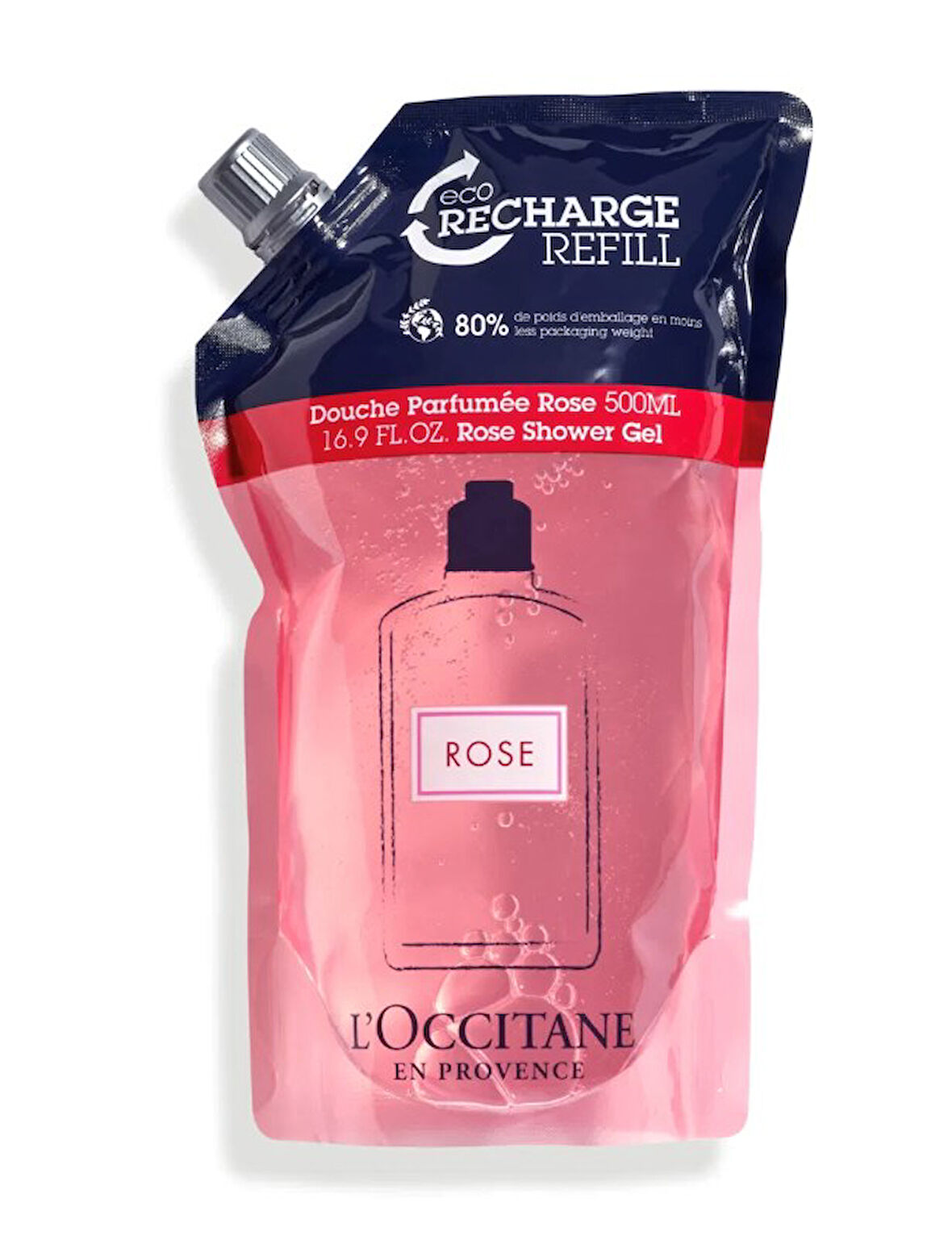 L'occitane Gül Duş Jeli Ekolojik & Ekonomik Yedek 500 ml 