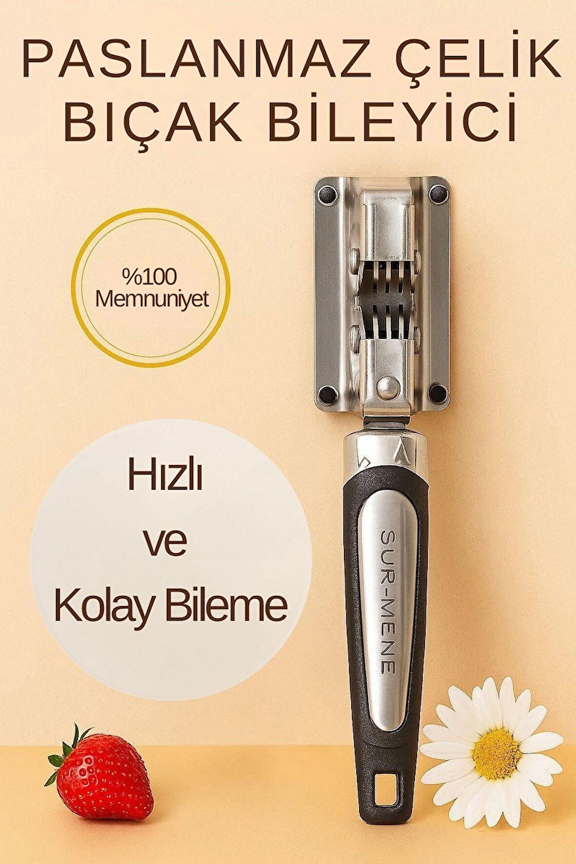 Paslanmaz Çelik Bıçak Bileyici – Hızlı ve Kolay Bileme Aparatı