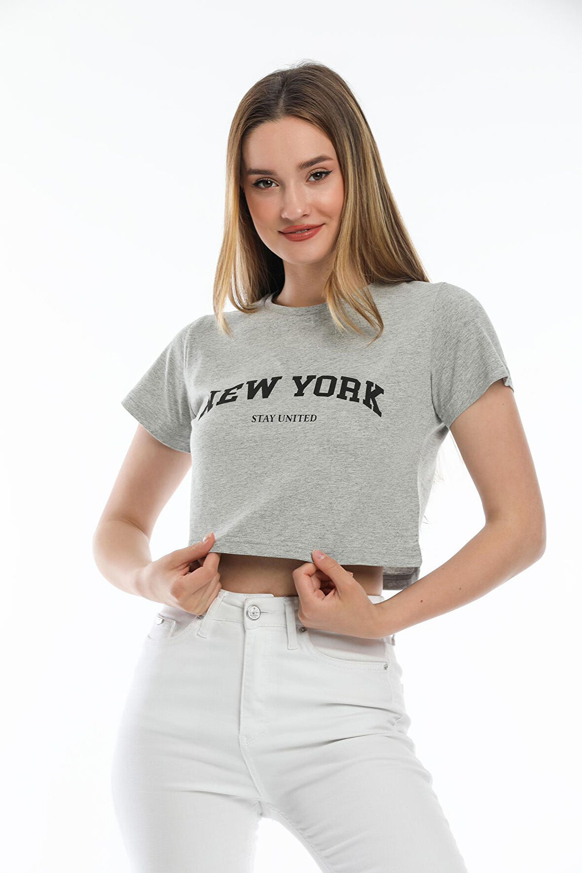 SPR21Y15 Newyork Baskılı T-Shirt