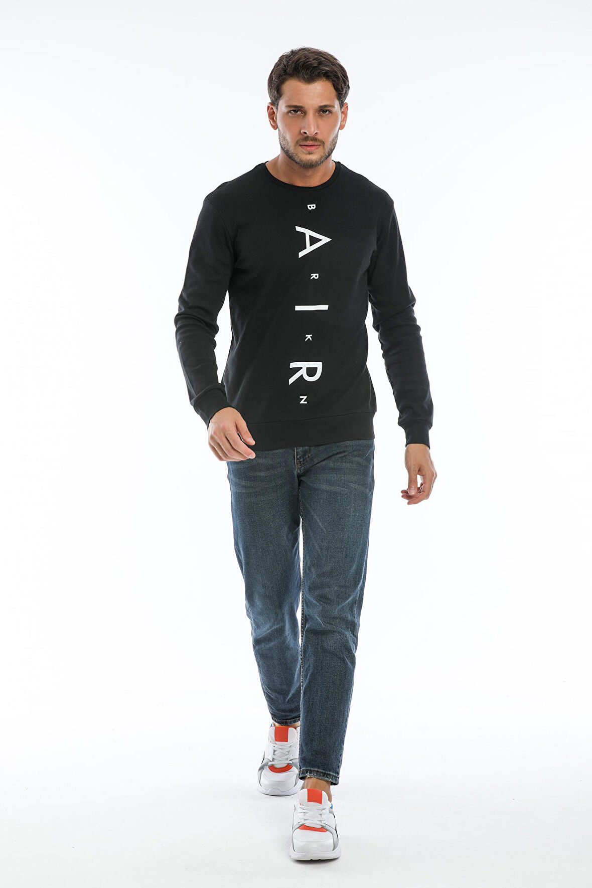 SPR22sw101 Mevsimlik Bisiklet Yaka Sweat