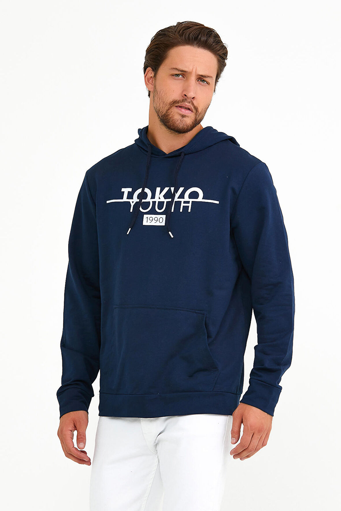 SPR22SW164 Kapşonlu Tokyo Baskılı Sweat