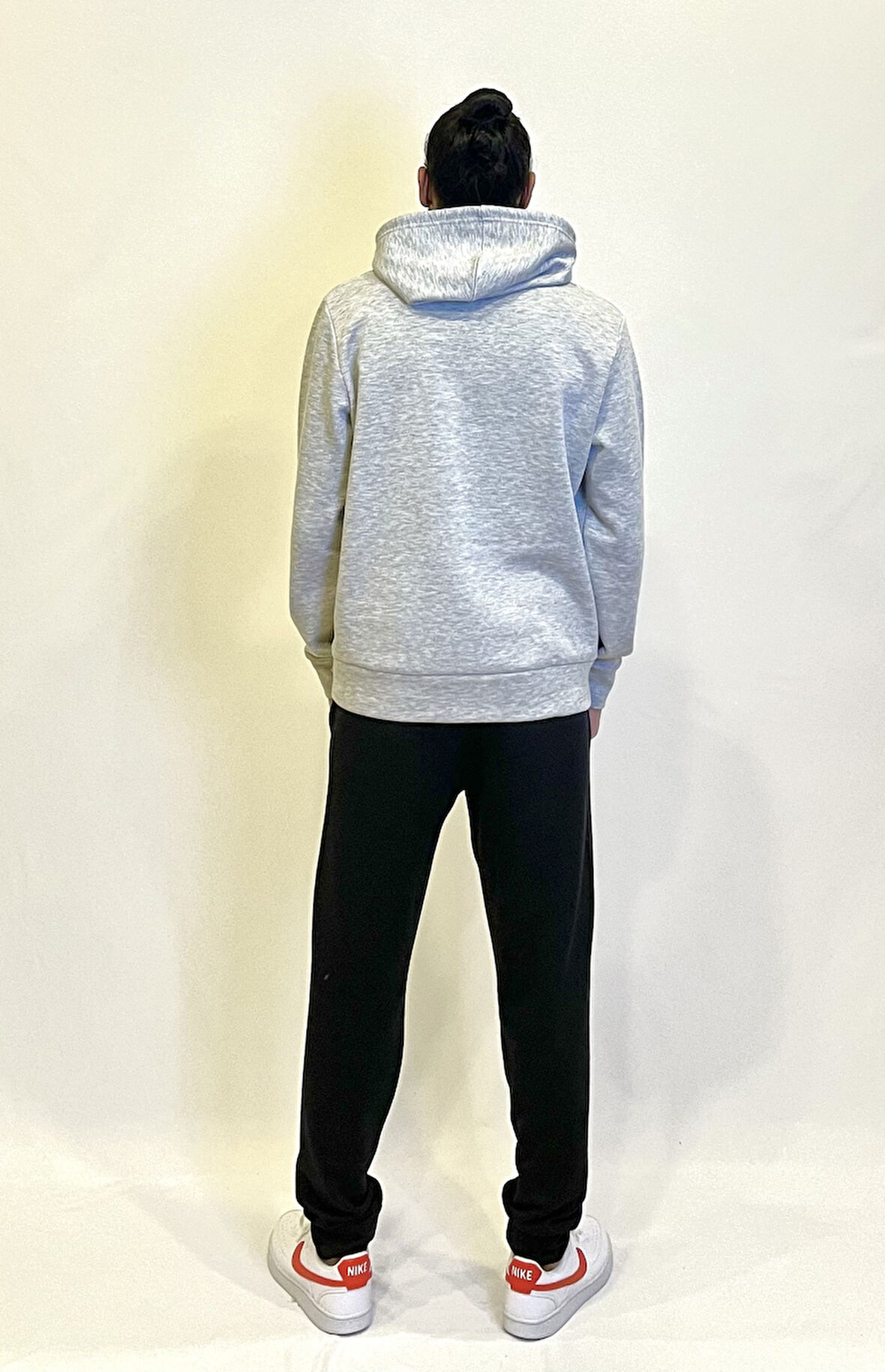 Süperlife Erkek Kapşonlu Rahat Kalıp İçi Polarlı 3 iplik  Kalın Air Nakışlı Swetashırt spr24sw07