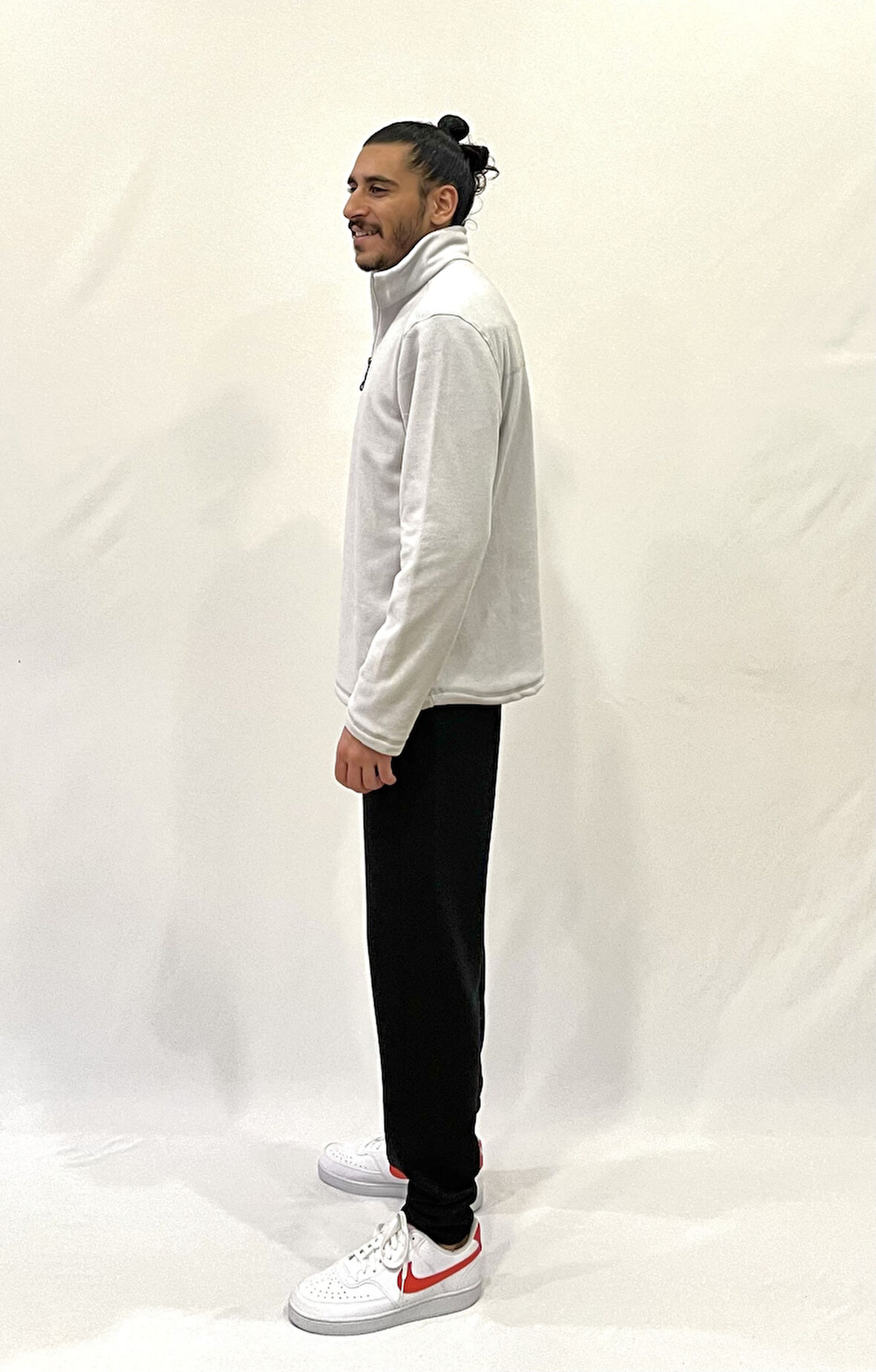Süperlife Erkek Rahat Kalıp Softech Polar Yarım Fermuarlı Sweatshırt spr24pw20