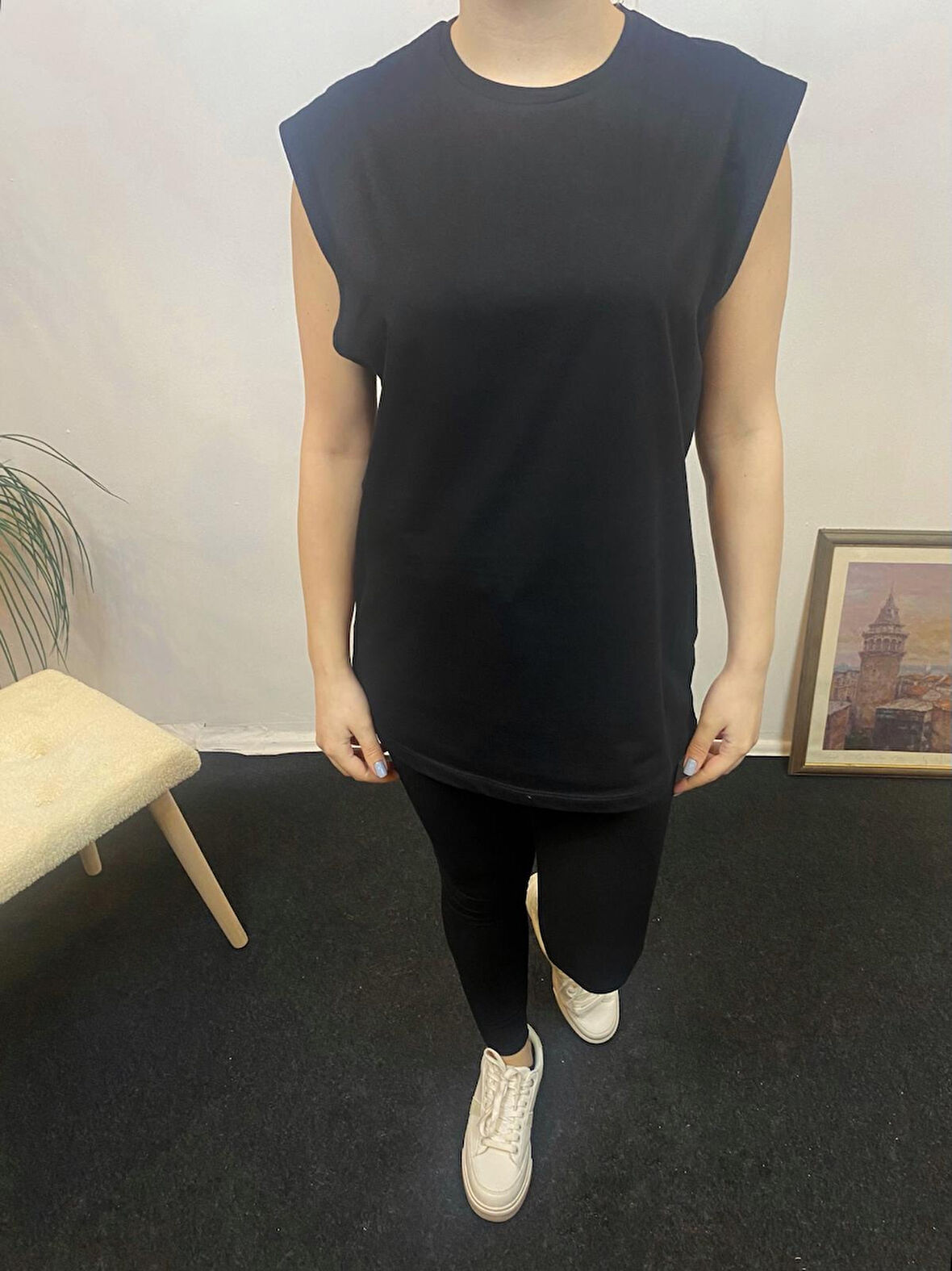 Kadın Bisiklet Yaka Regular Fit Tişort SPR24ATK340