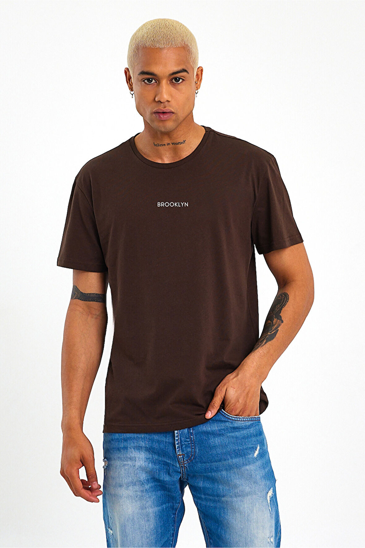 Süperlife Erkek Bisiklet Yaka Standart &Regular Fit SPR21Y27