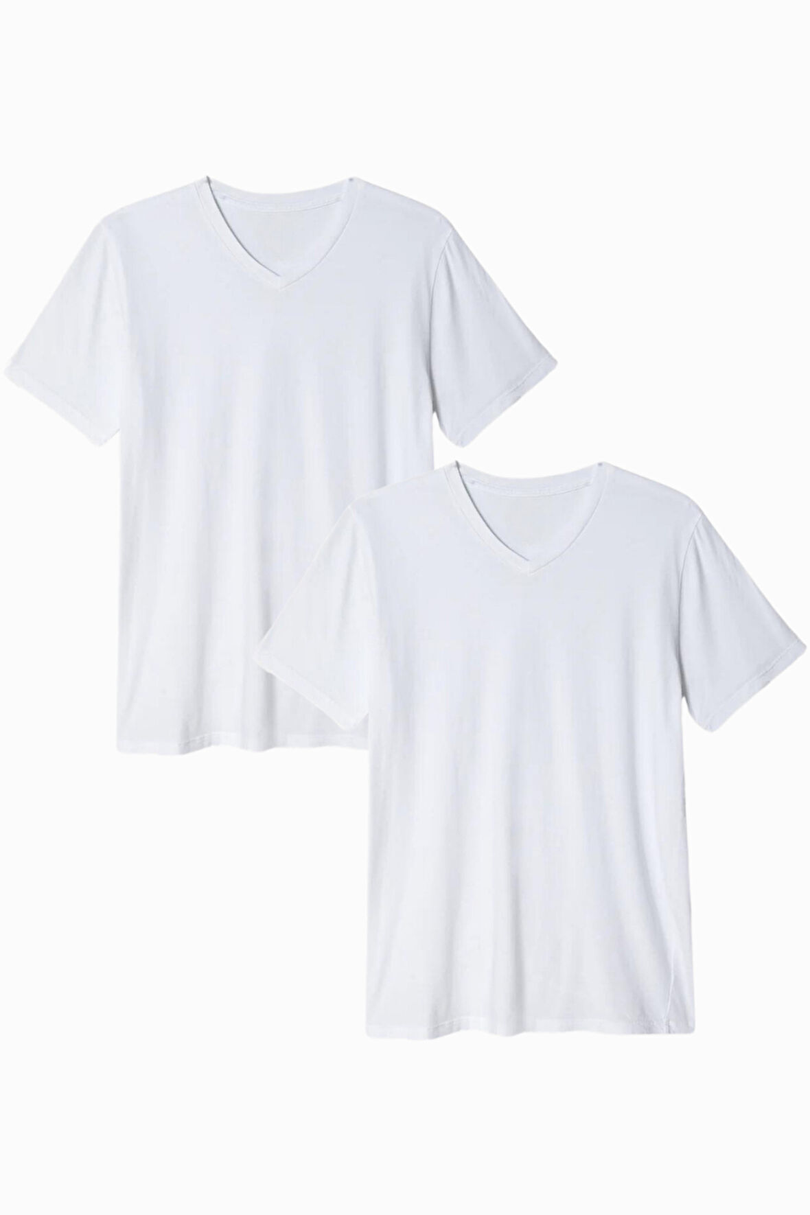 Kadın V Yaka Tshirt SPR24TSK40-2