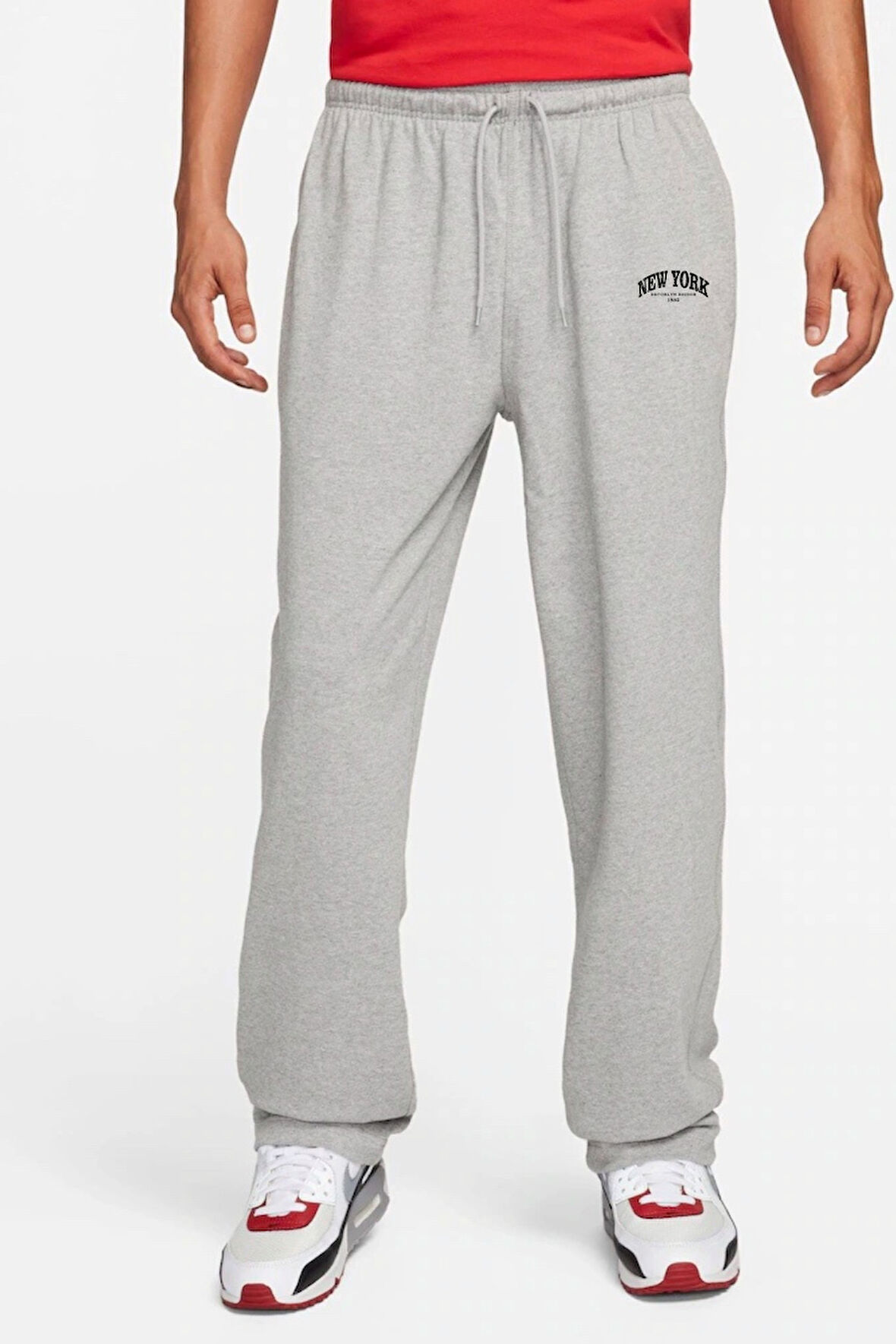 Süperlife Erkek Regular Fit New York Baskılı İnce Eşofman Altı SPR25EA01