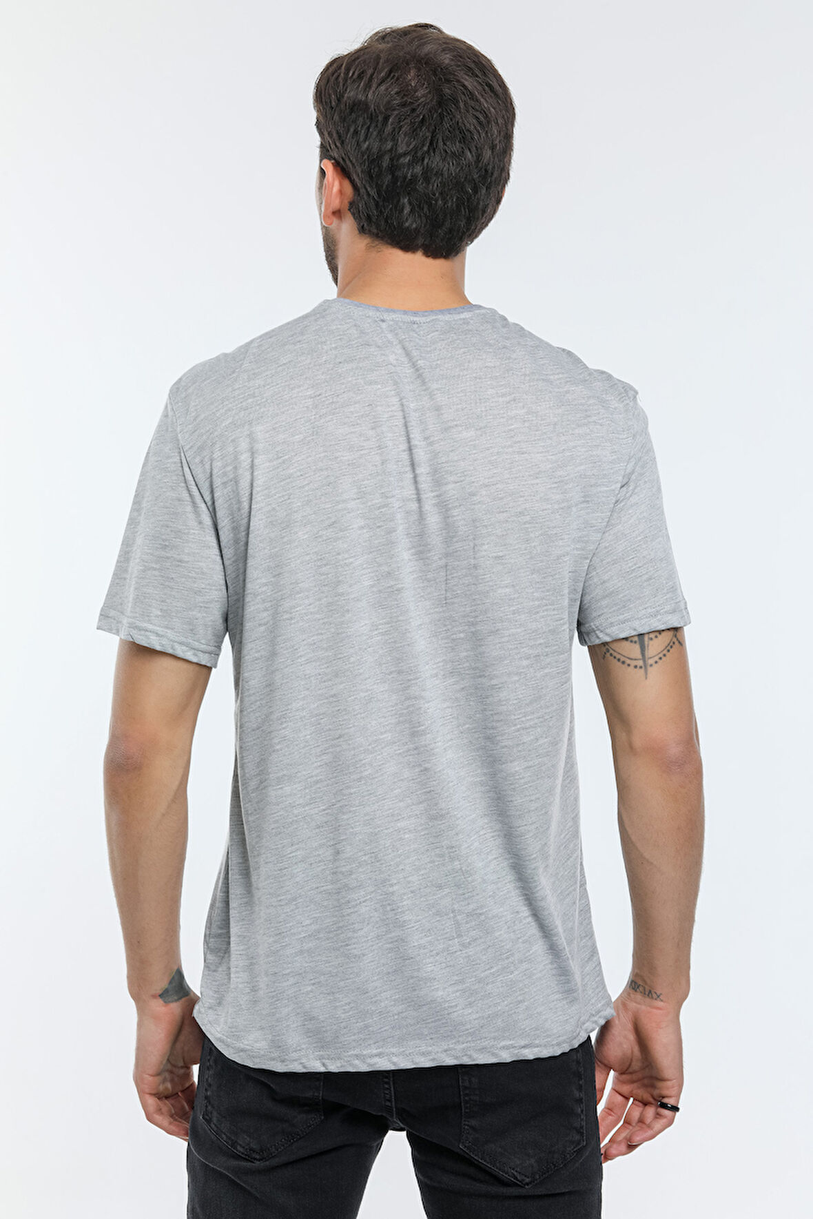 Süperlife Erkek Bisiklet Yaka Willams.Brooklyn Baskılı Tshirt SPR25TS31