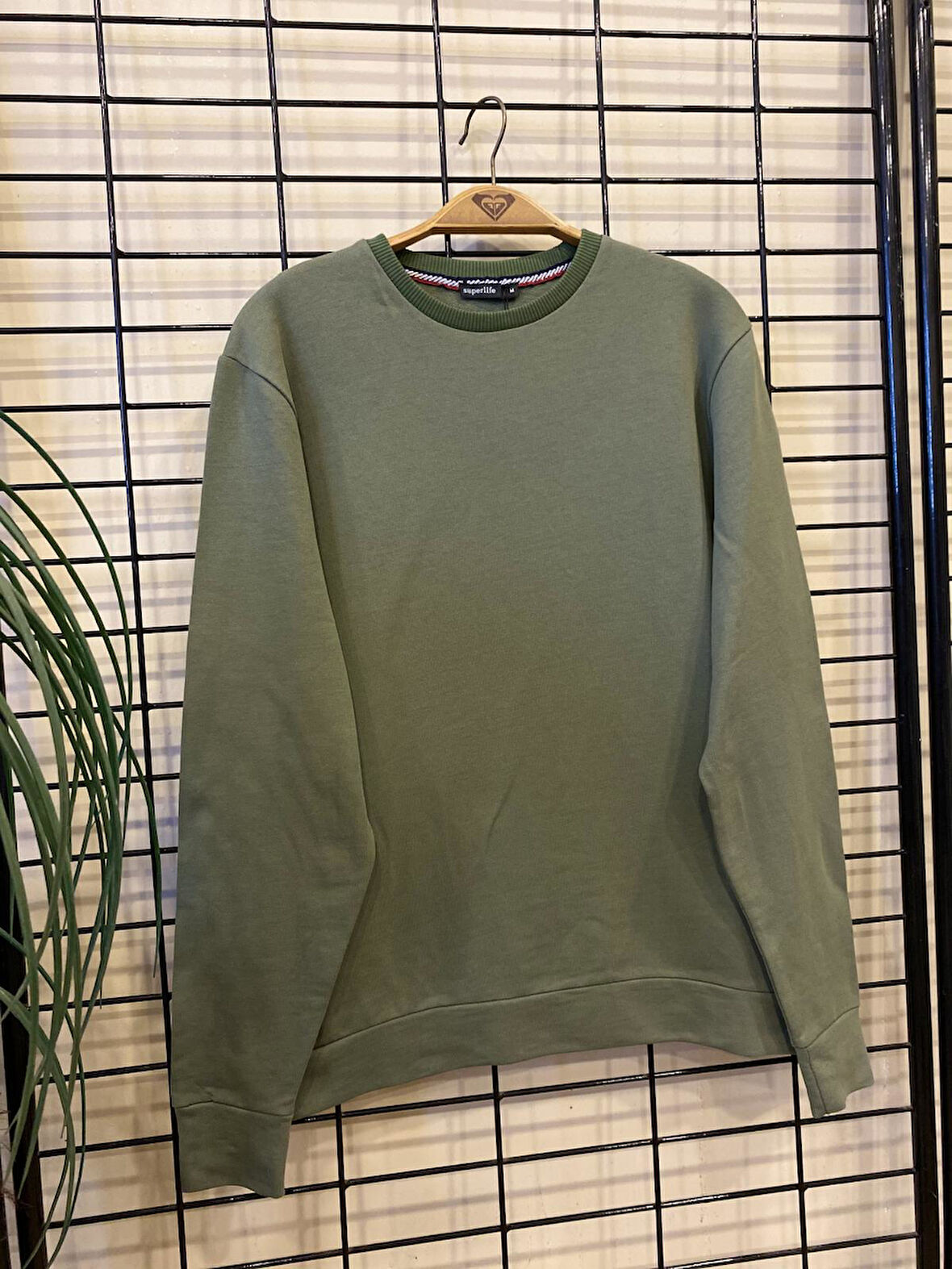 Süperlife Erkek Bisiklet Yaka Regular Fit İnce Sweatshirt SPR 20K30