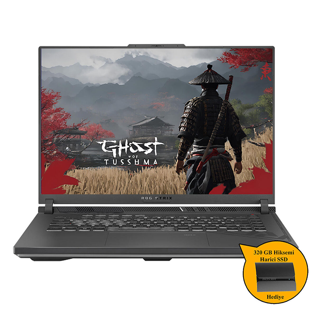 Asus Rog Strix G16 I7-13650HX 48GB 1 TB SSD RTX4060 16" Fhd Win11P N3159 Zi747 +320GB Hiksemi SSD