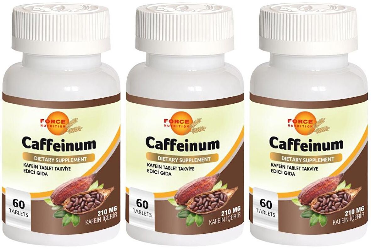 Caffenium 210 Mg Kafenyum 3x60 Tablet Kafein