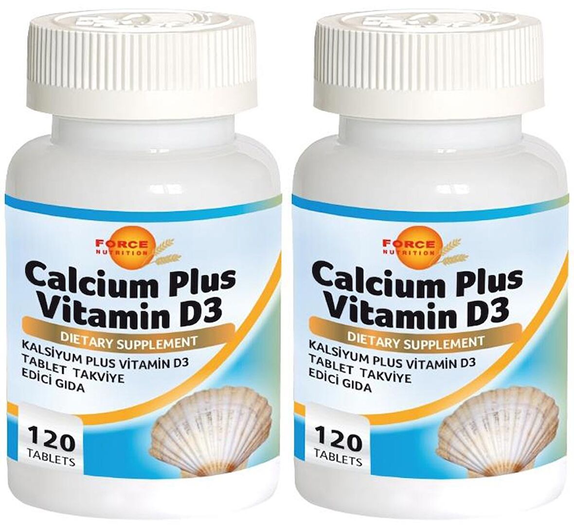 Calcium Plus 2x120 Tablet Vitamin D3 Vitamini Kalsiyum