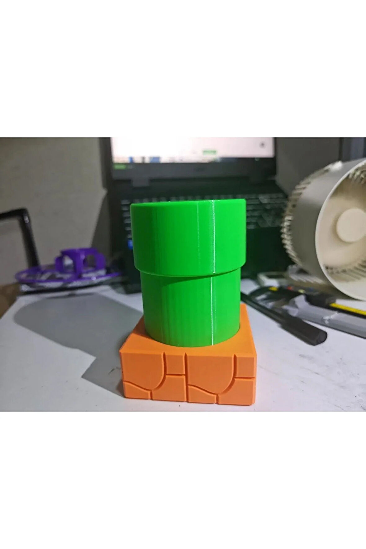 Süper Mario Boru Kalemlik – Masanda Macera Başlasın! (kalemler yok)