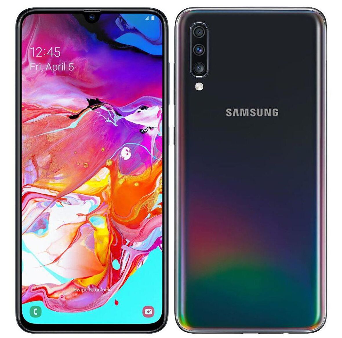 Samsung Galaxy A70 SİYAH 128 GB YENİLENMİŞ ÜRÜN  Açıklama kısmını Okuyunuz 