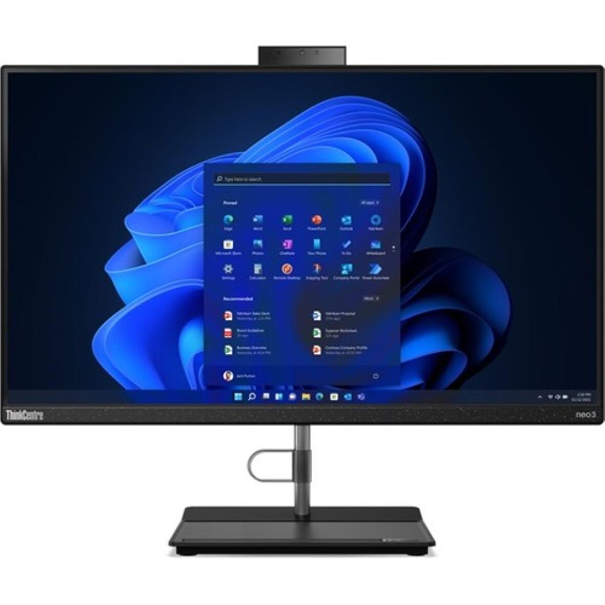 Lenovo ThinkCentre Neo 30A 12B000B0TX045 Intel Core i7-1260P 8 GB Ram 256 GB SSD Iris Xe Graphics 23.8" Full HD All in One PC
