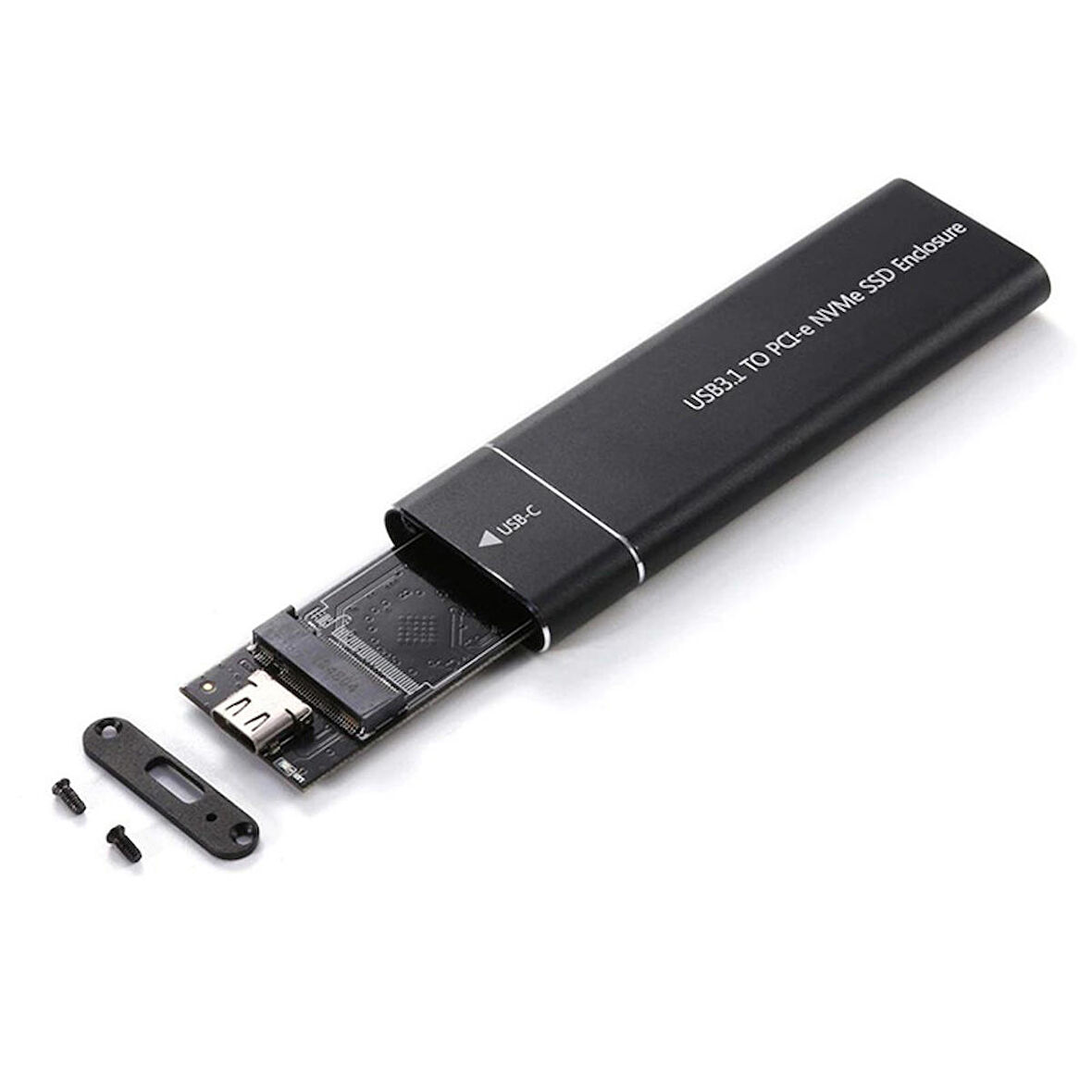 Usb 3.1 type c to PCI-e m.2 NVME SSD harici taşınabilir kutu