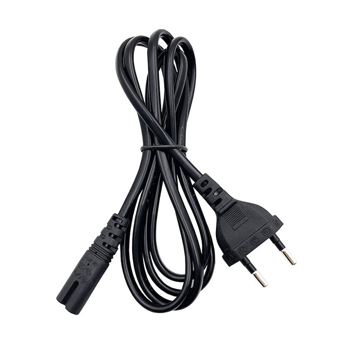 AC 220v Power güç kablosu notebook radyo tv  vb. için 2li güç kablosu