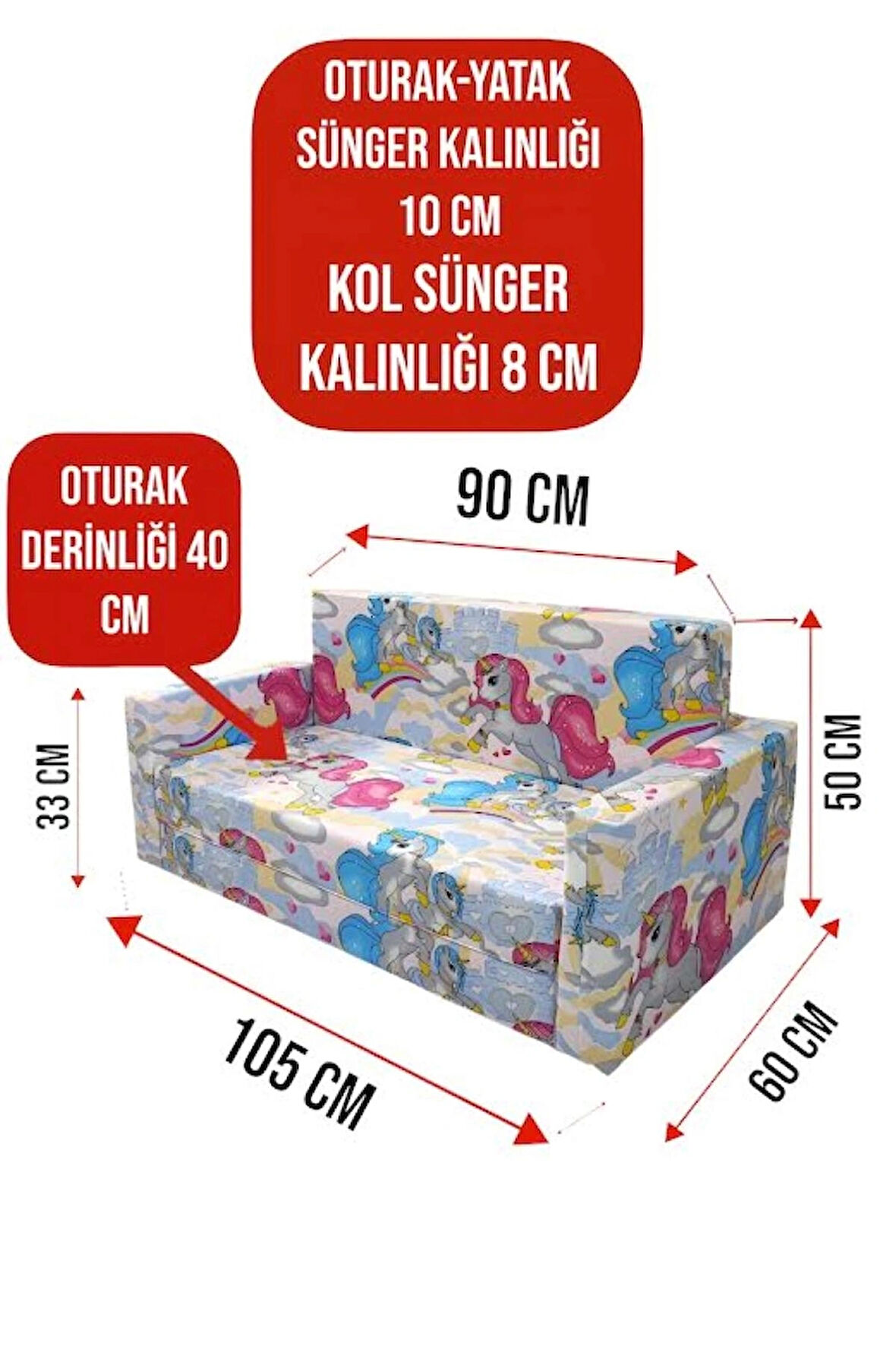 Çocuk Koltuğu Komple Süngerli Katlanabilir Yataklı (0-6 YAŞ)%100 Pamuklu Kumaş