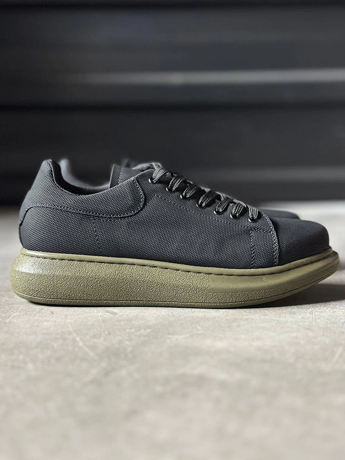 Knack Yüksek Taban Tırtıklı 041 Siyah Erkek Günlük Ayakkabı