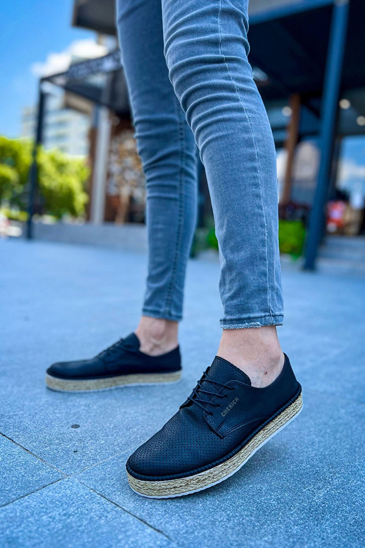 Ch117 Cbt Stamina Nuova Erkek Ayakkabı Siyah Erkek Günlük Ayakkabı