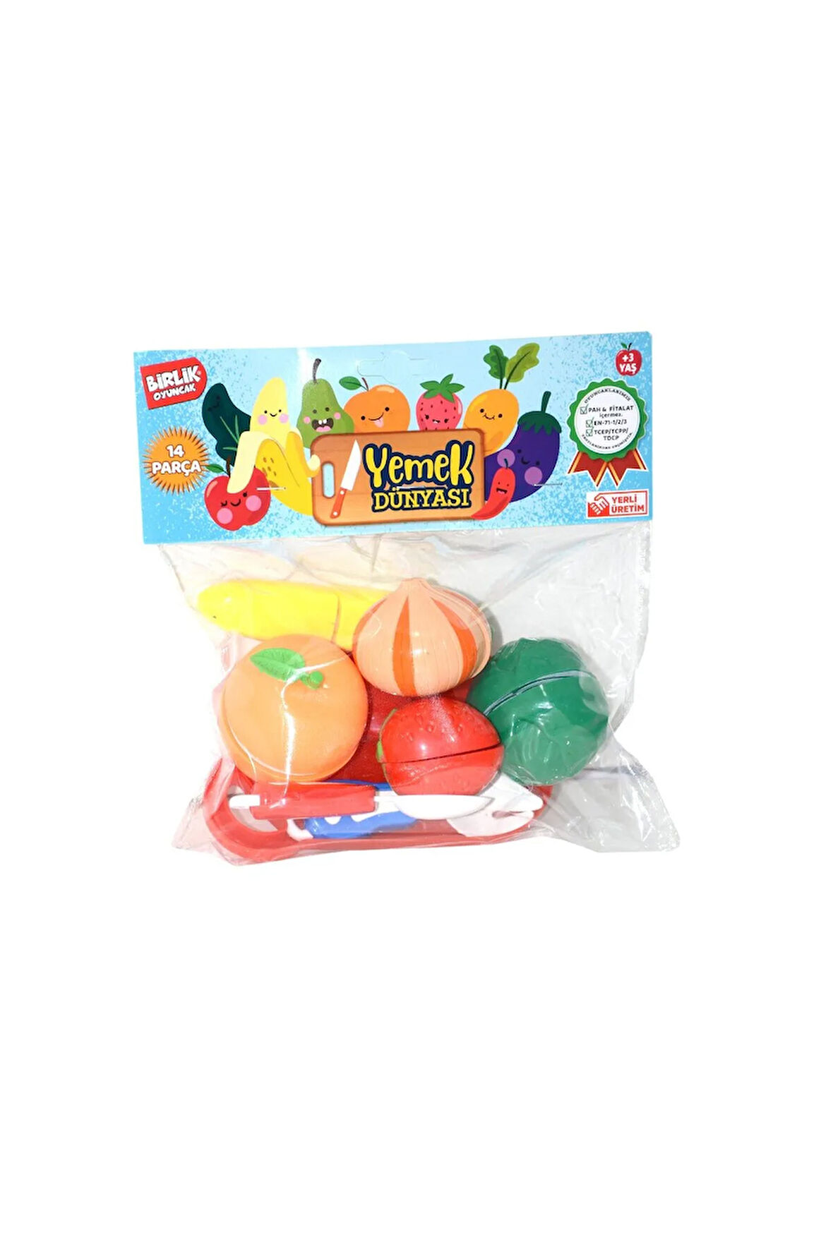 Byrurg Urt007-Pvc-2Ab Yemek Dünyası Meyve Kesme Seti Byrnew