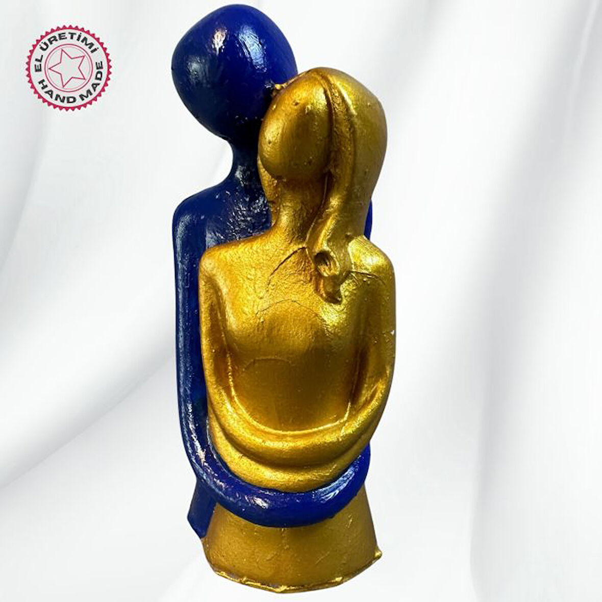 Uretti - Hülya 6683 El Yapımı Dekoratif Sarılmış Çift Biblo