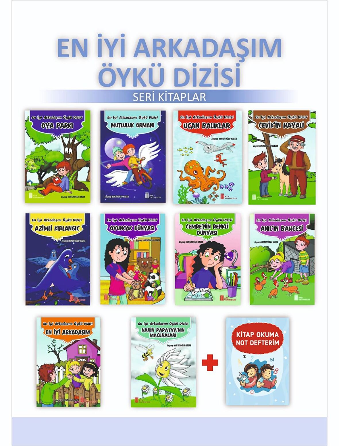 Ata 2.Sınıflar İçin En İyi Arkadaşım Öykü Dizisi + Kitap Okuma Not Defteri