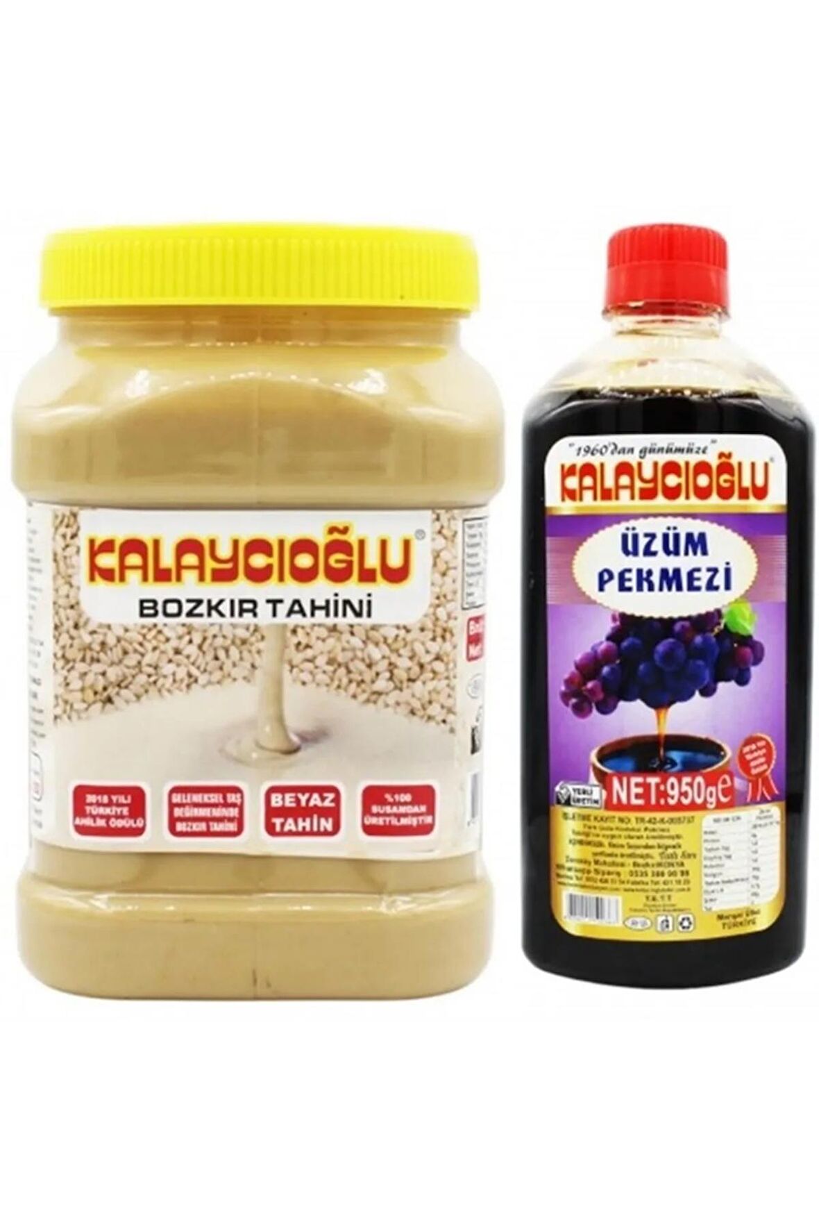 Bozkır Beyaz Tahin 935 gr - Üzüm Pekmezi 950 gr