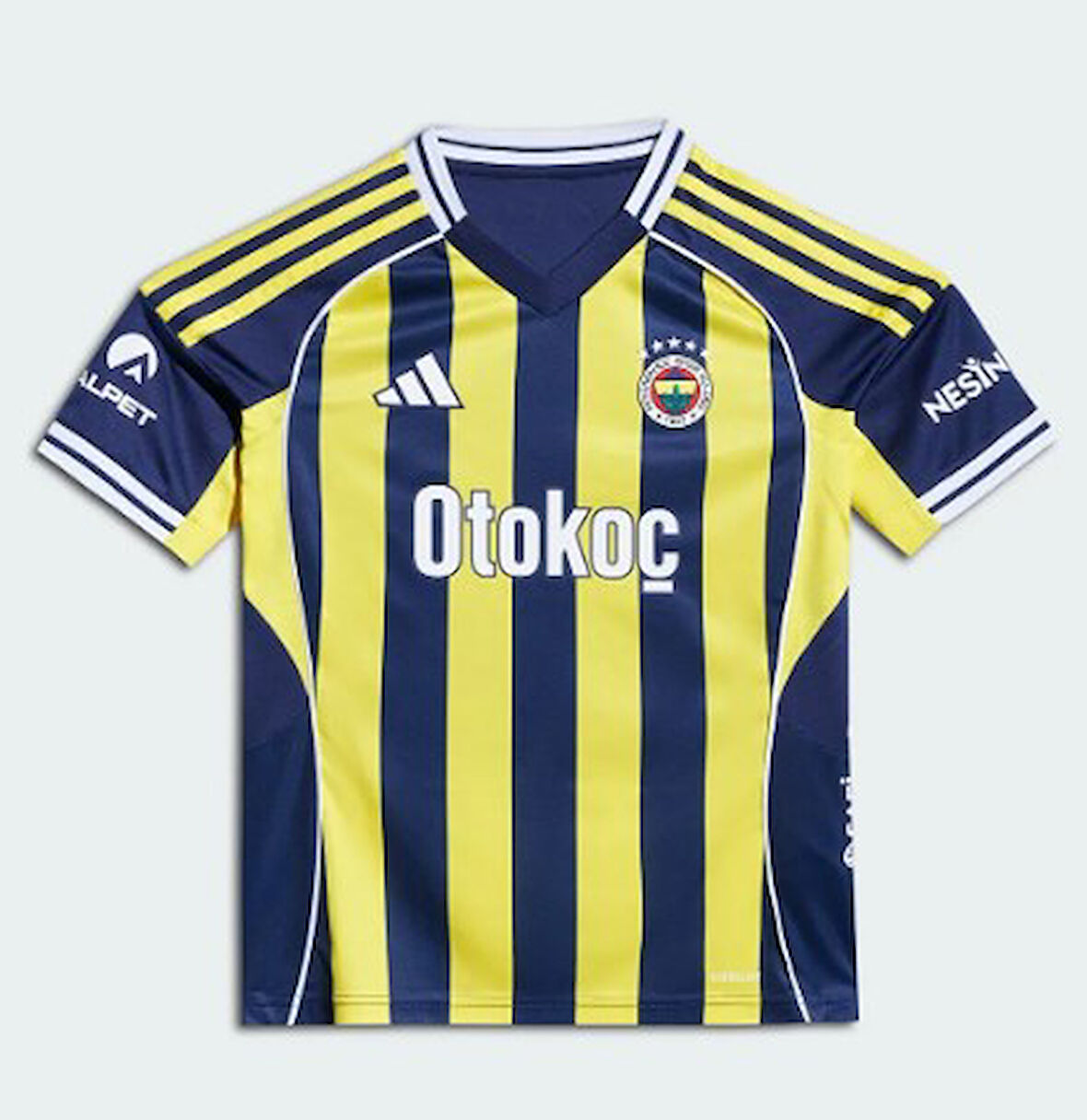 Fenerbahçe Orijinal Lisanslı Fenerbahçe 2025/26 Çubuklu Jr Forma