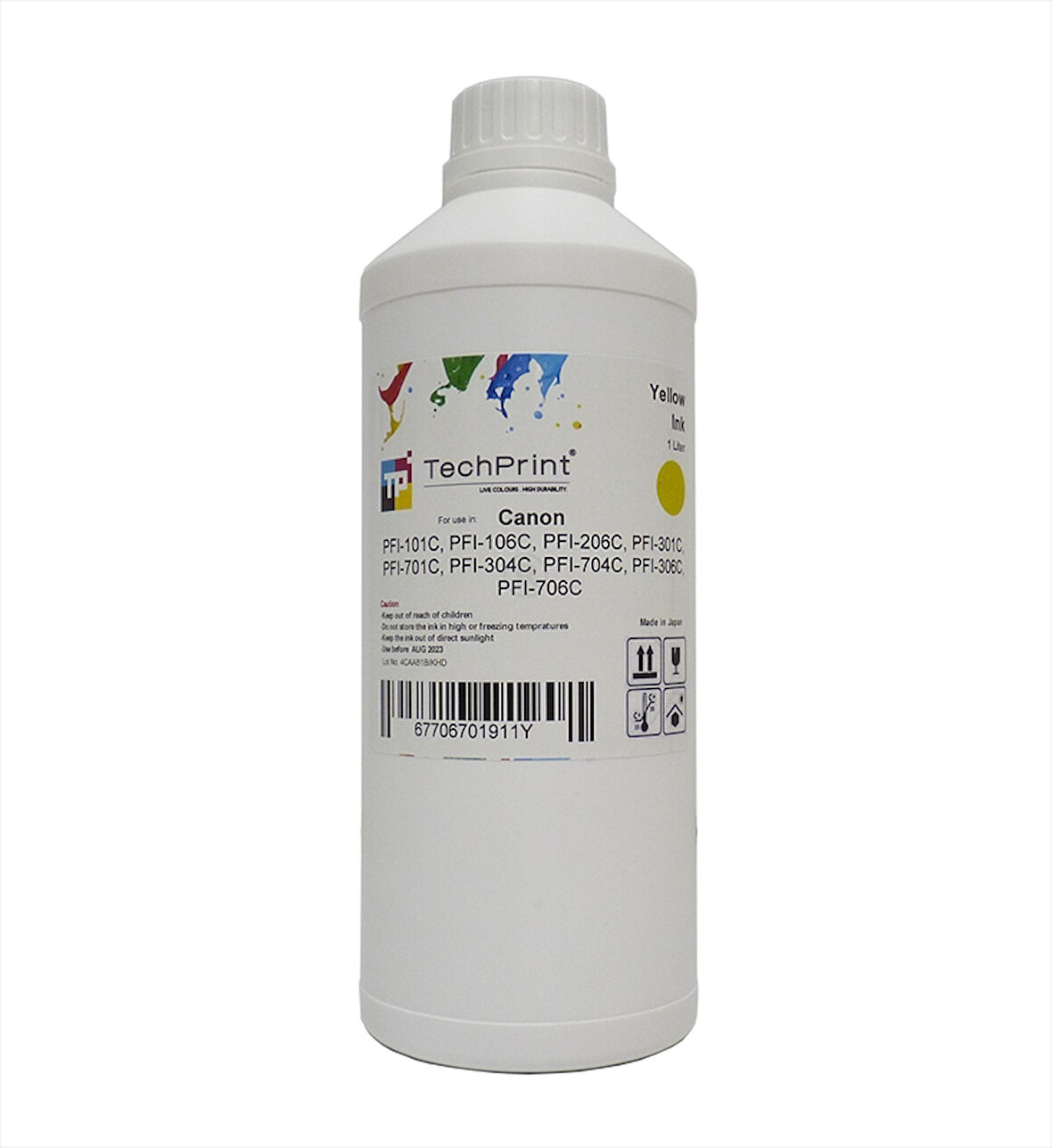 Canon PFI-706 Sarı Mürekkep Muadil, IPF 8300, 8400, 9400