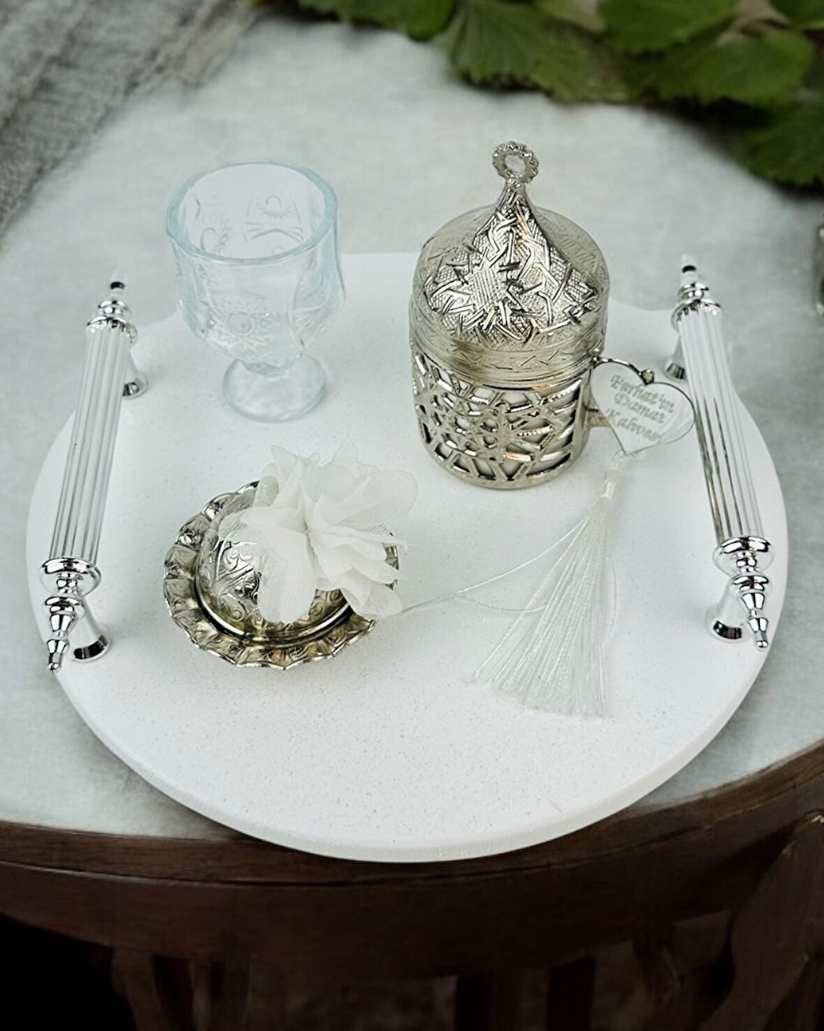 Adoration Söz Kahve Tepsisi