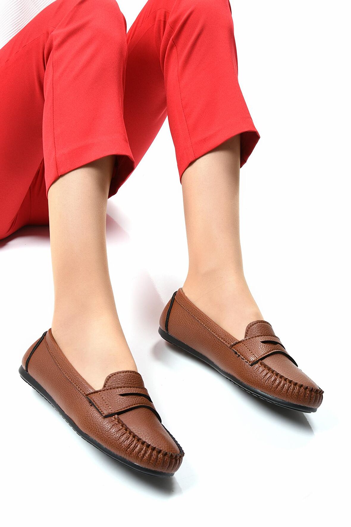 SAPİN KADIN LOAFER BABET (TAM KALIP KULLANDIĞINIZ BEDEN ÖNERİLİR) 23300