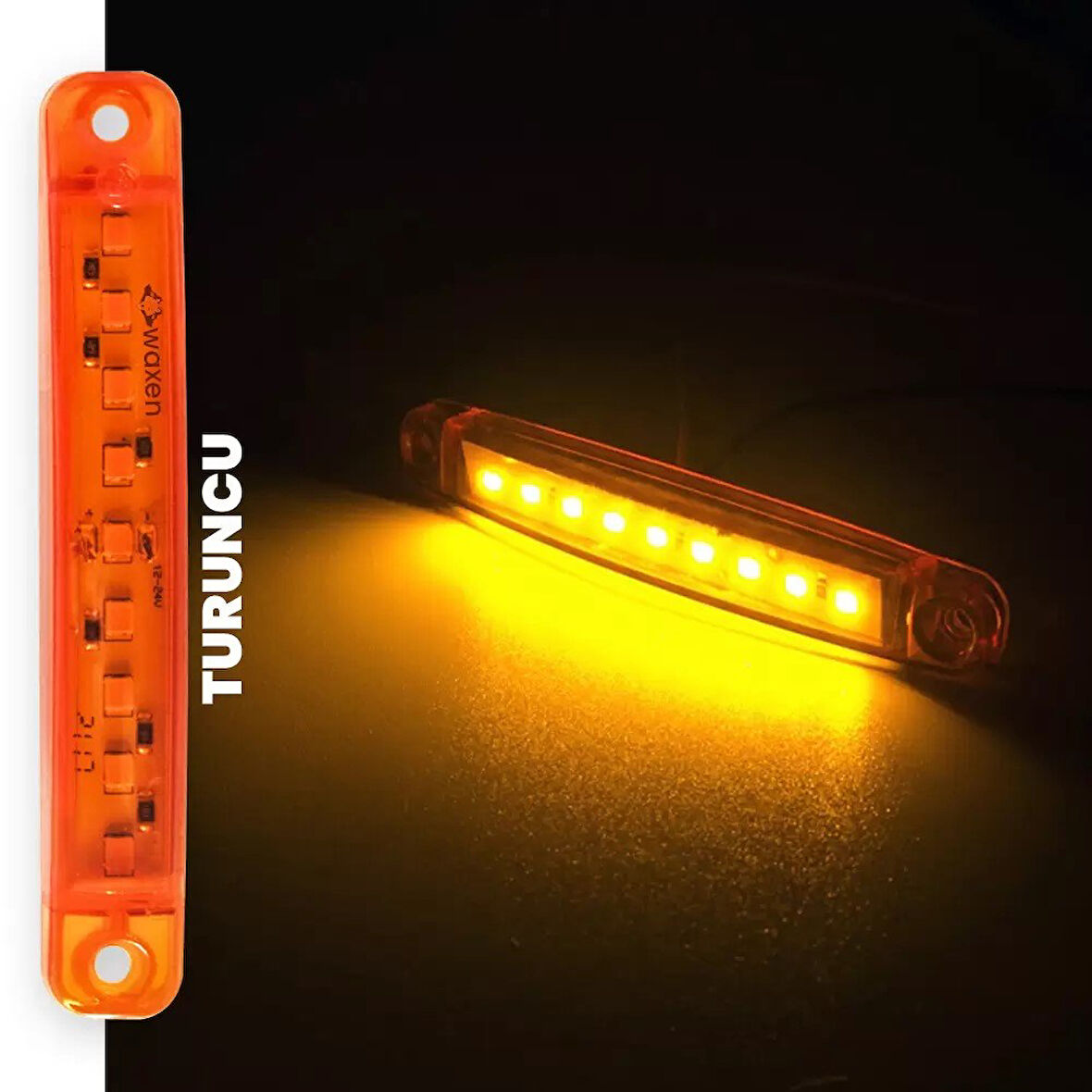 Parmak Led 9Ledli 12-24 Volt Uyumlu 5 adet