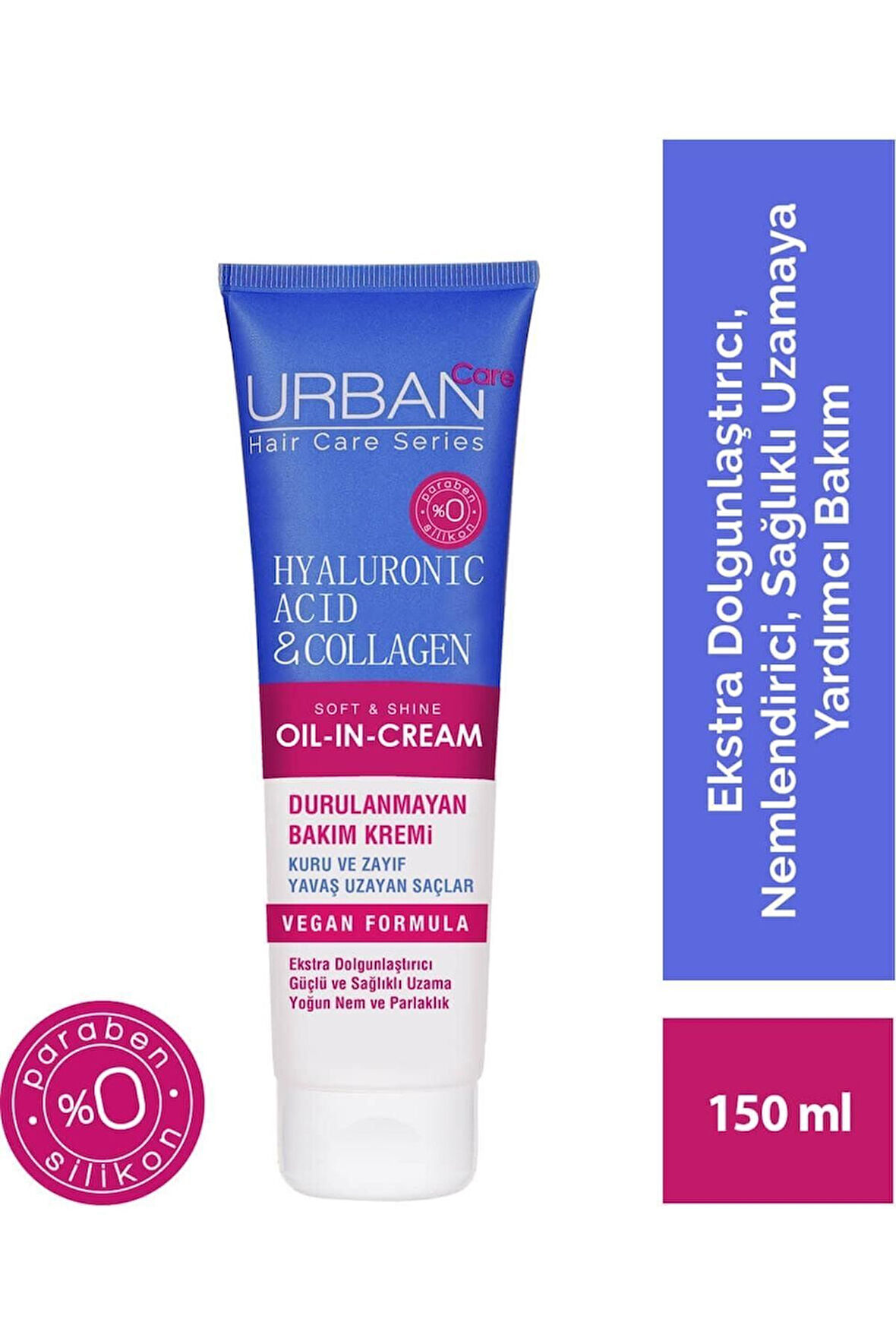 Oil In Cream Hyaluronic Acid & Collagen 150 Ml