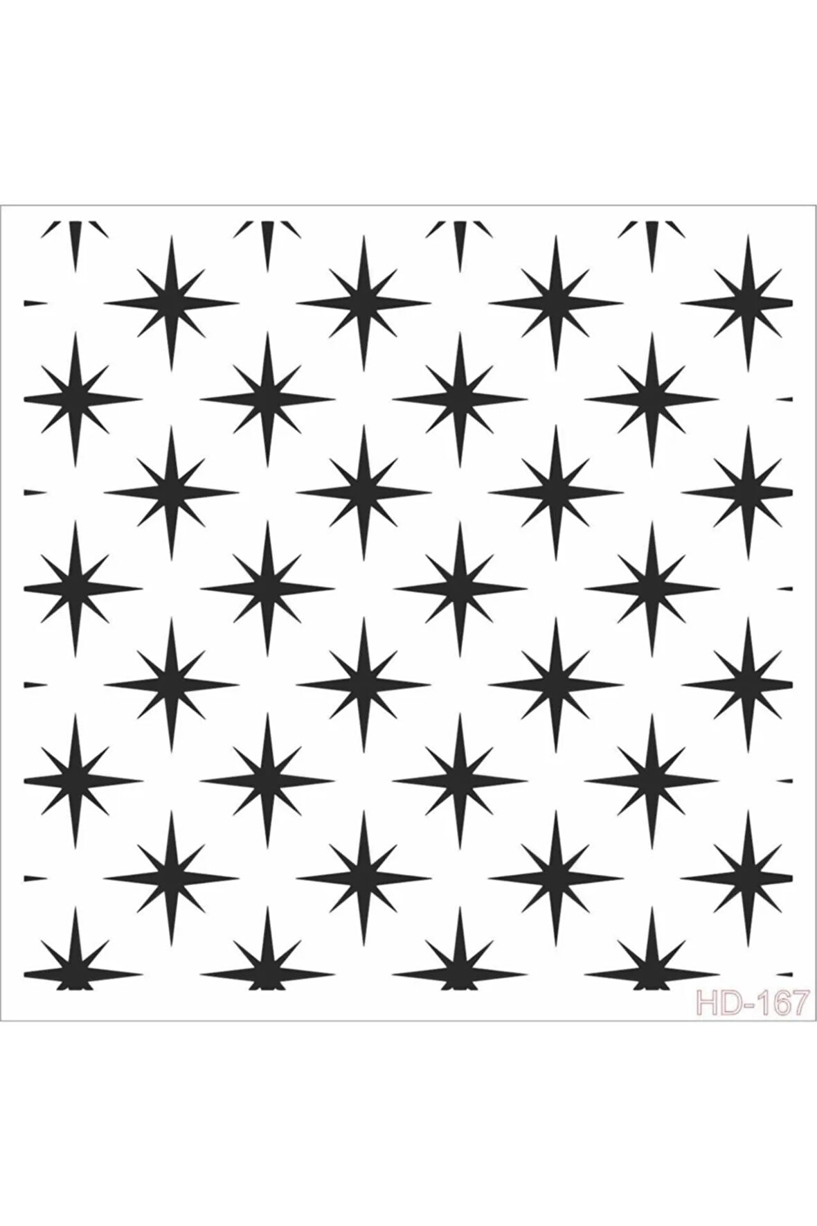 Hd167 Home Dekor Stencil 45x45