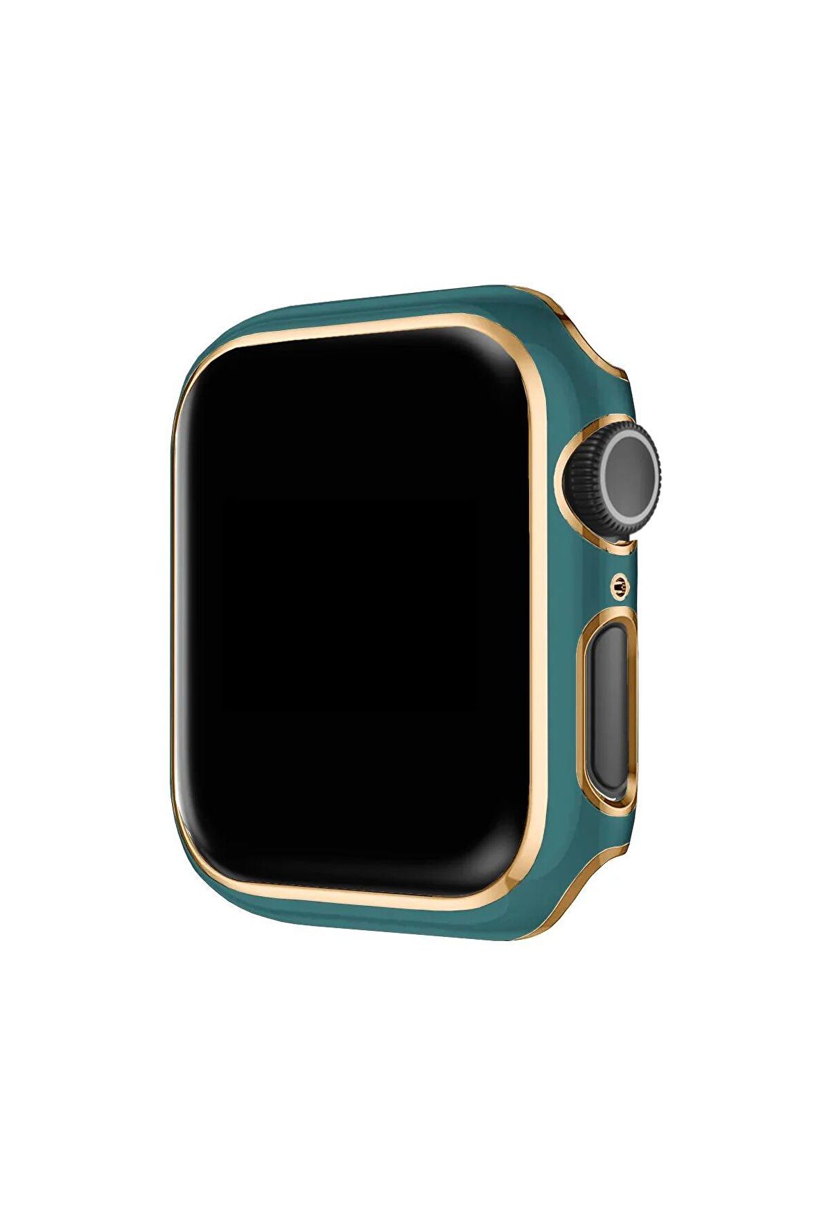 Megafox Apple Watch 2/3/4/5/6/7/8/Se 40mm Uyumlu Kasa Koruyucu Renkli Şerit Tasarımlı 360 Tam Koruma