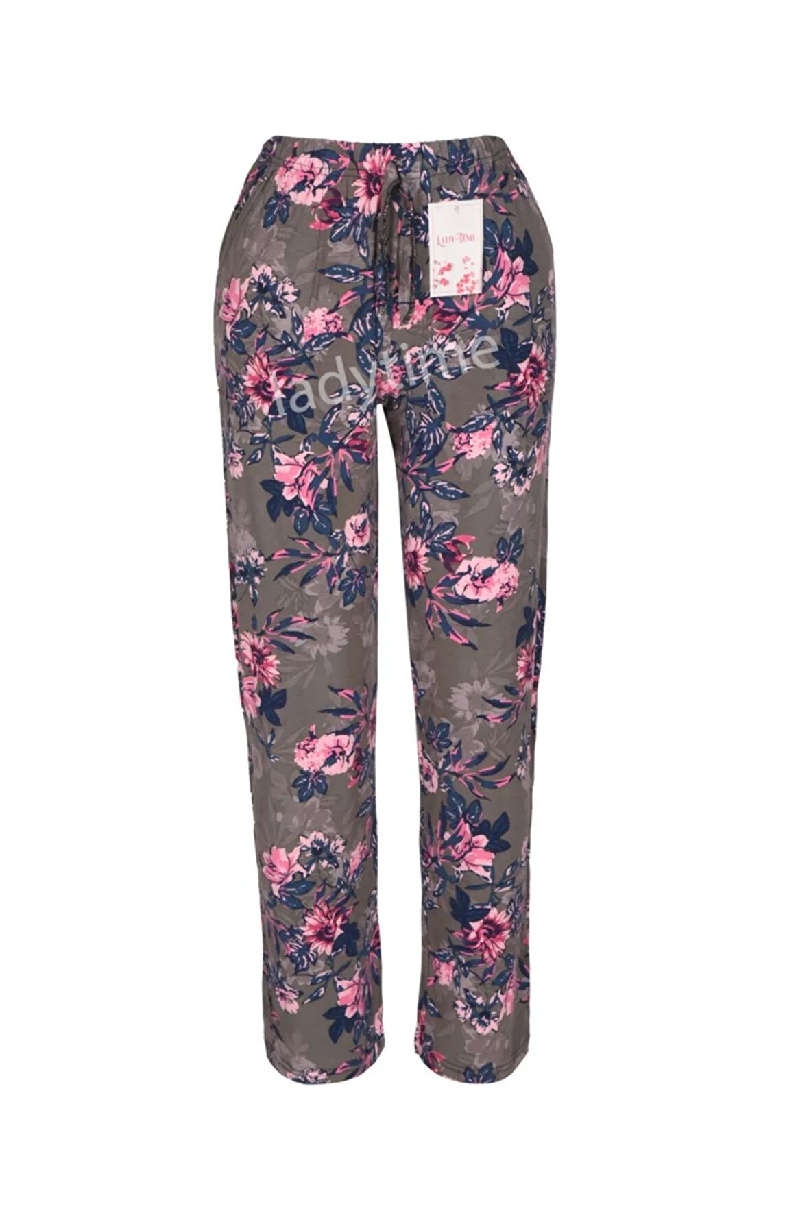 Nefes Alan Özel Likralı Viskon Cepli Kadın Pijama Altı