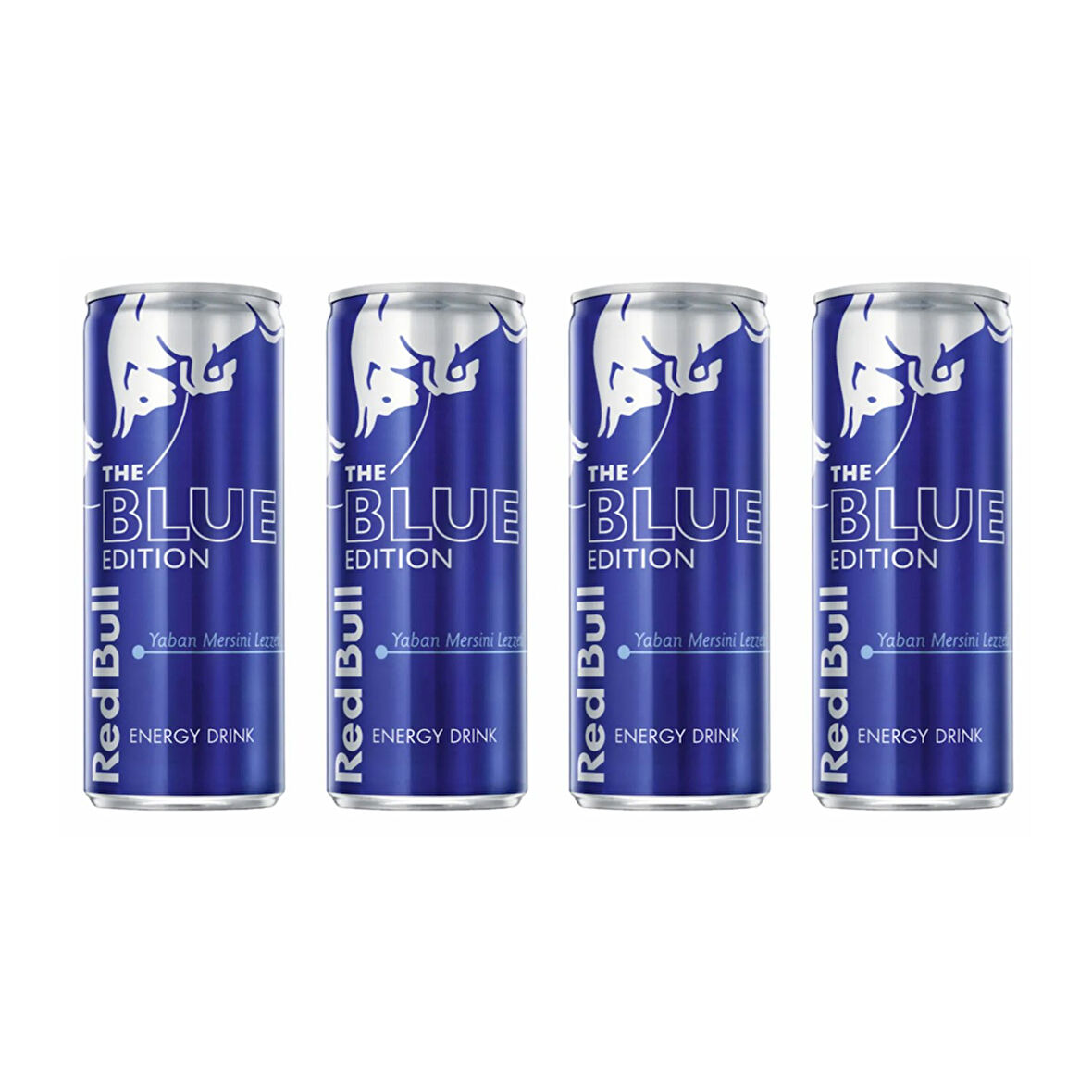 Red Bull Blue Edition Yaban Mersini Enerji İçeceği 250 ml x 4 Adet