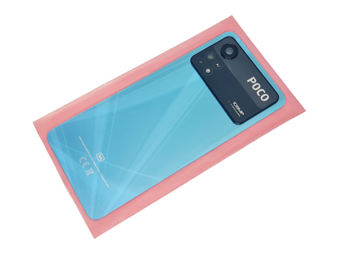 Tkgz Xiaomi POCO X4 PRO Arka Kapak (Full Lensli) MAVİ