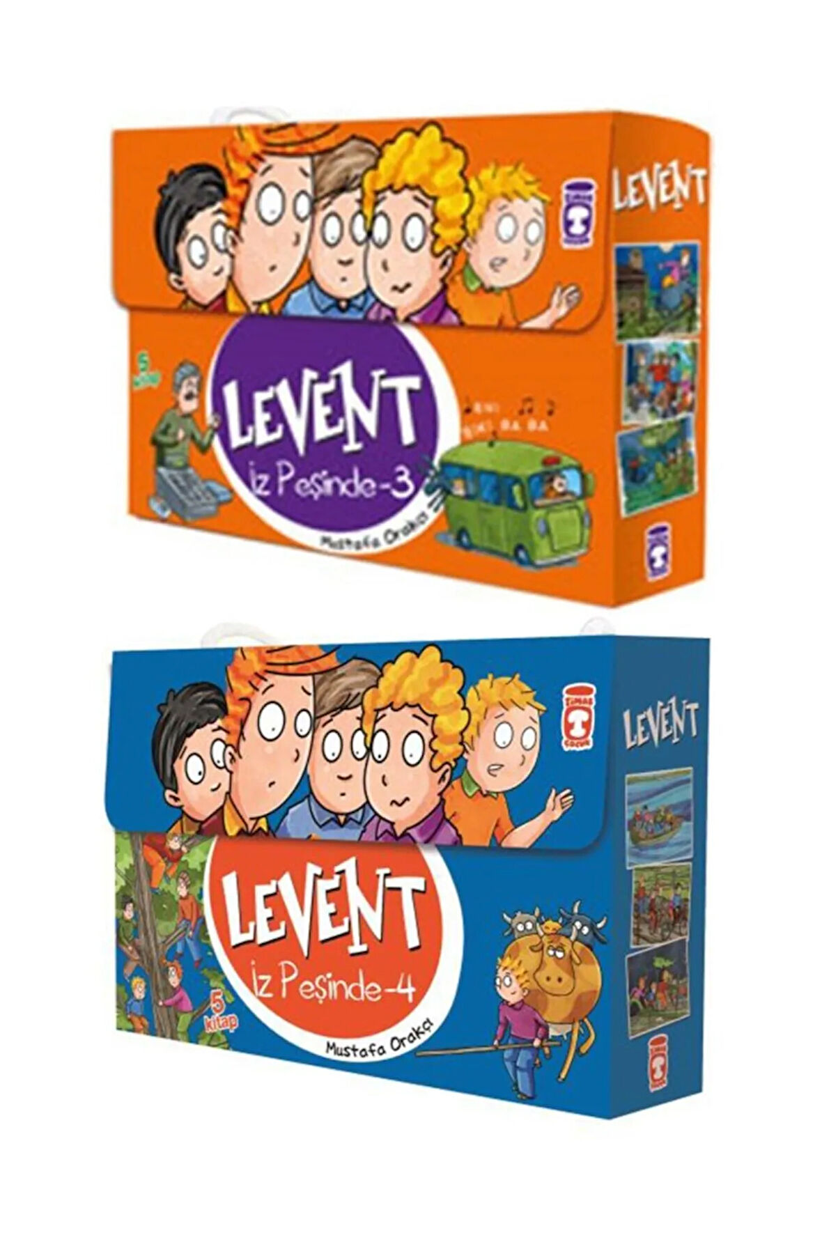 Timaş Levent Iz Peşinde Serisi 3. Ve 4. Set (10 Kitap)