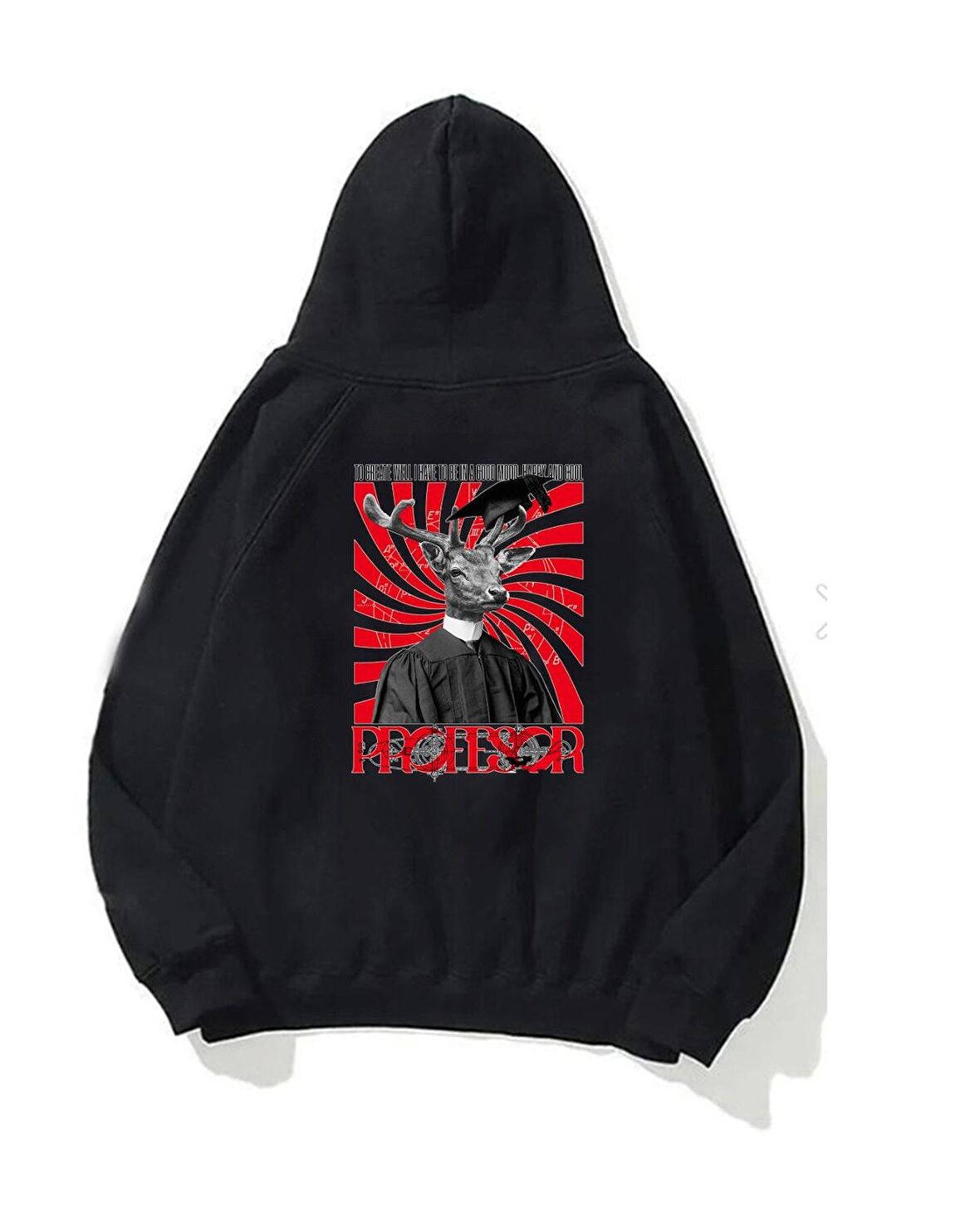 Unisex Sweatshırt Oversize Profesor Baskı